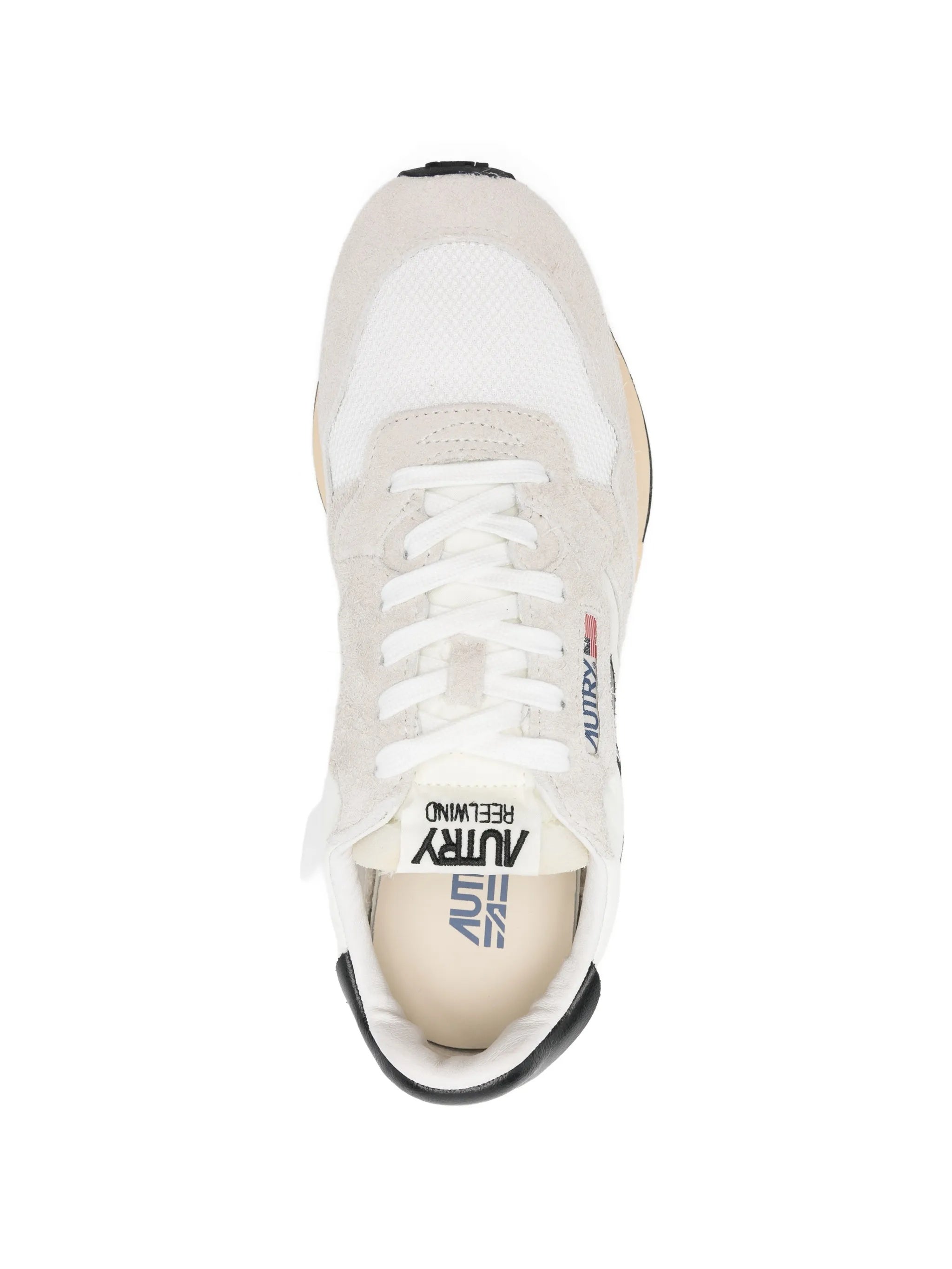Light Beige Reelwind Low Suede Sneakers