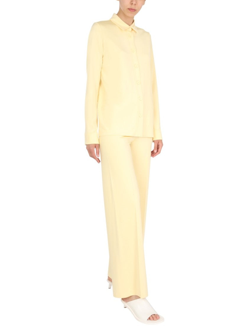 Pale Yellow Oversized Fit Shirt