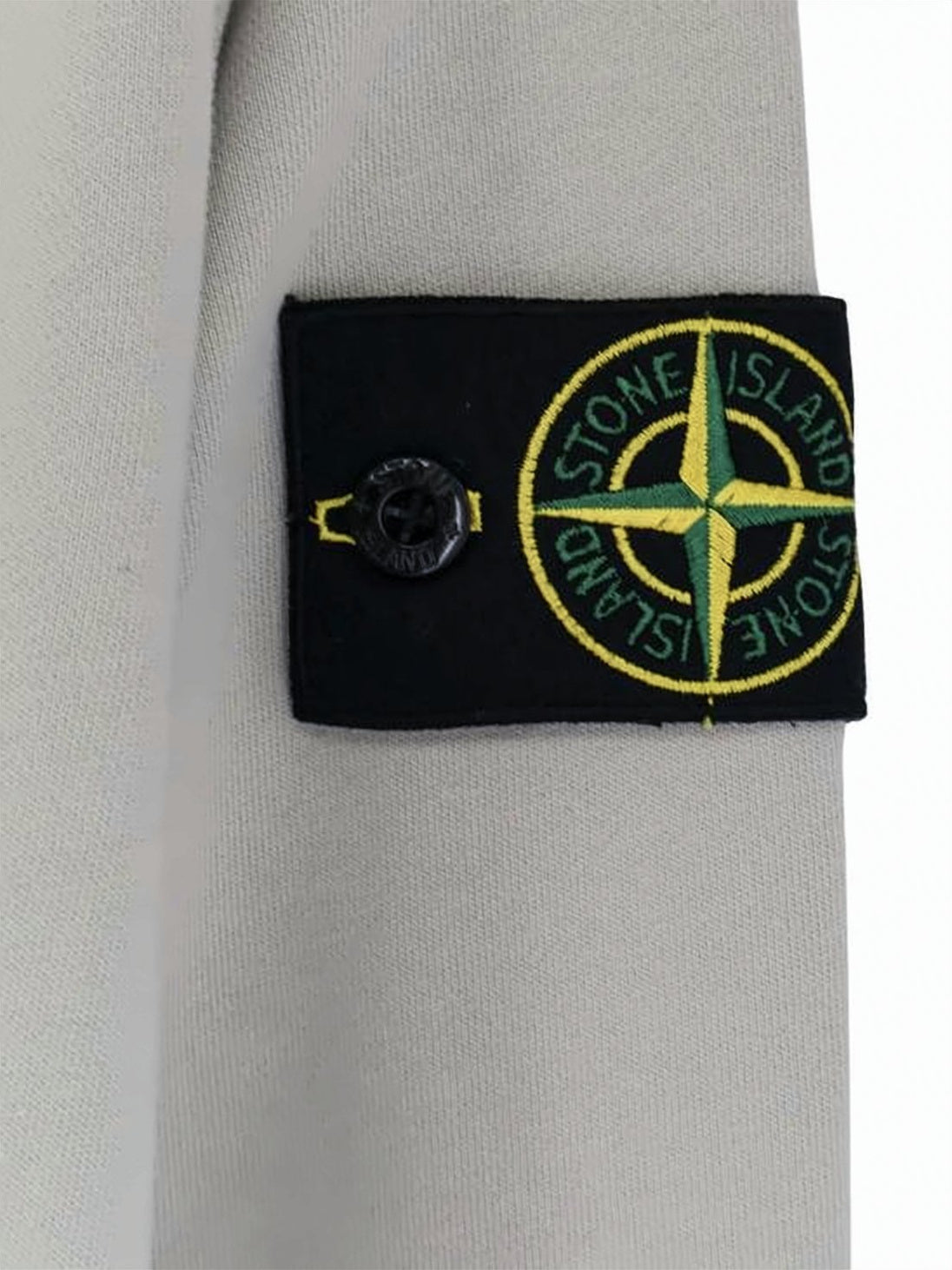 Grey Long-Sleeve Sweatshirt With Iconic Patch