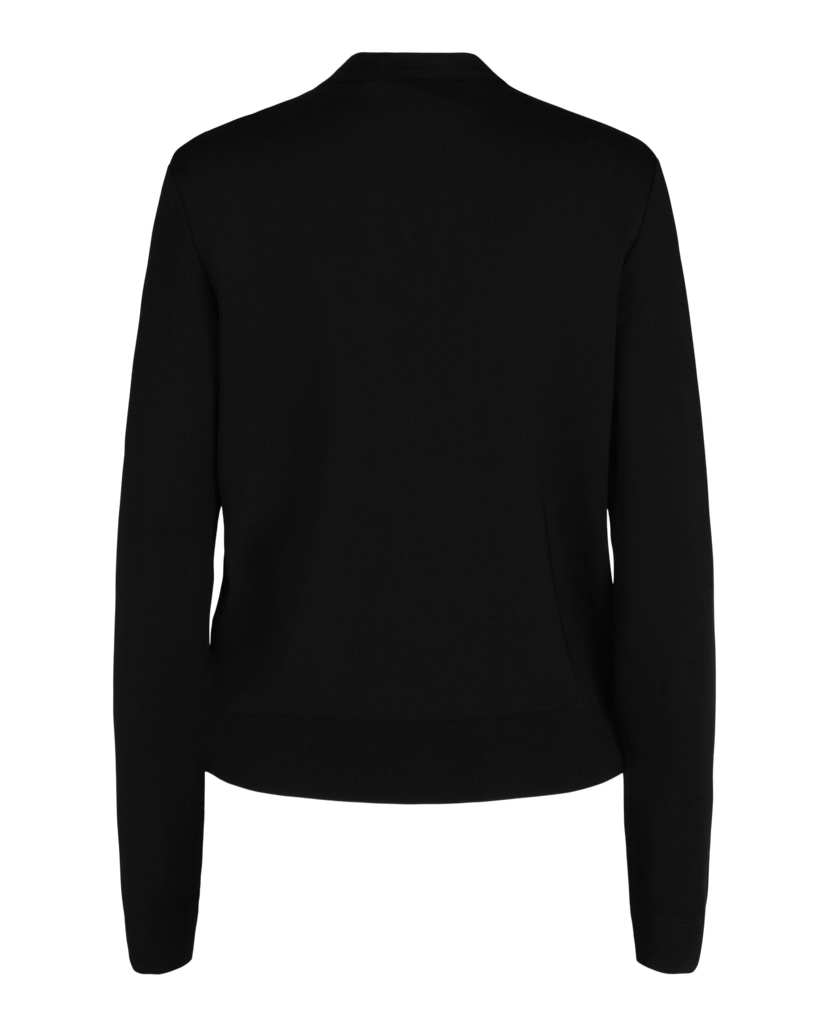 Slim Crew Neck Sweater With Crystal Details