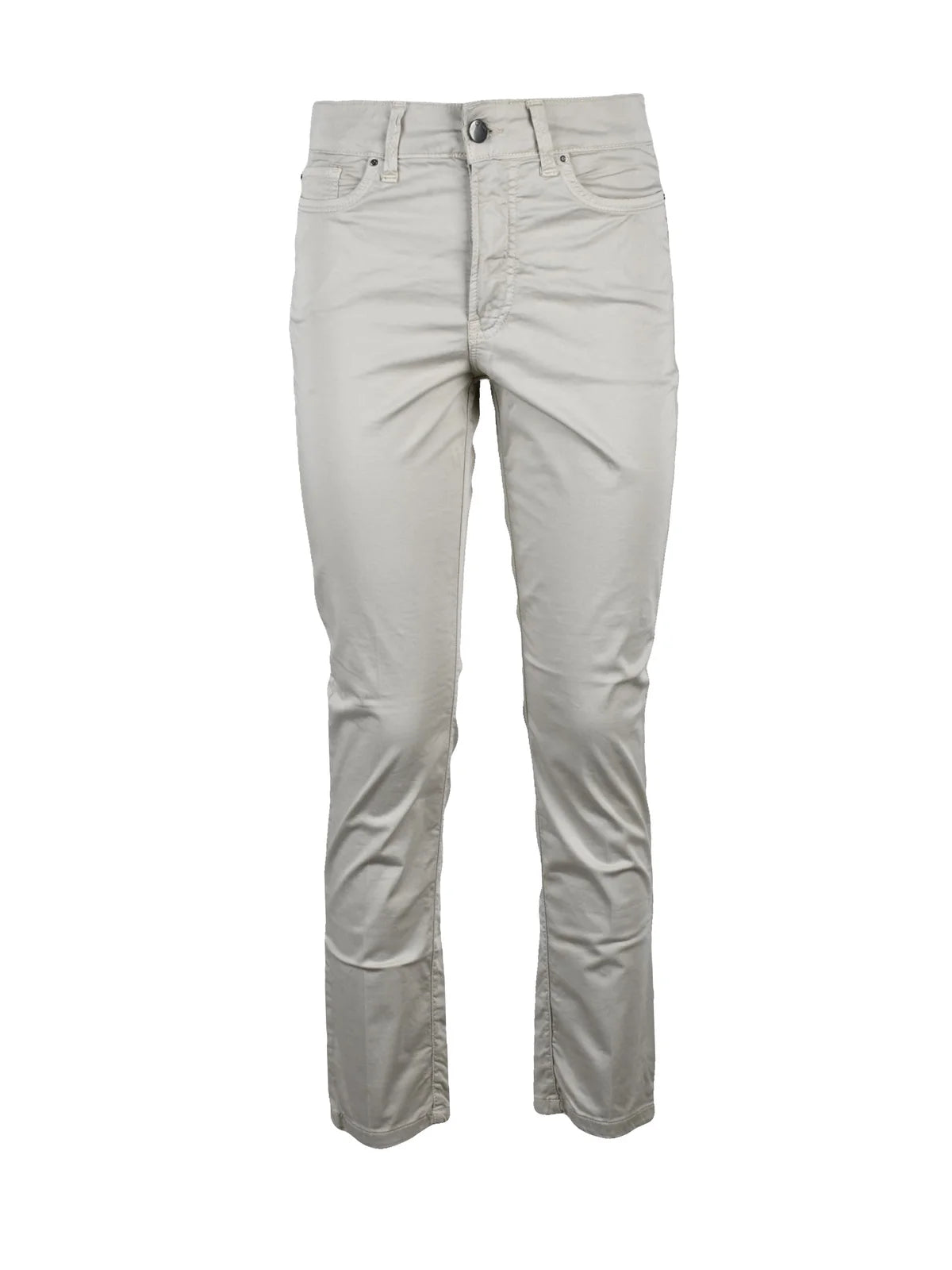 S.O.S.Vintage Wardrobe Cotton Stretch Trousers - Beige
