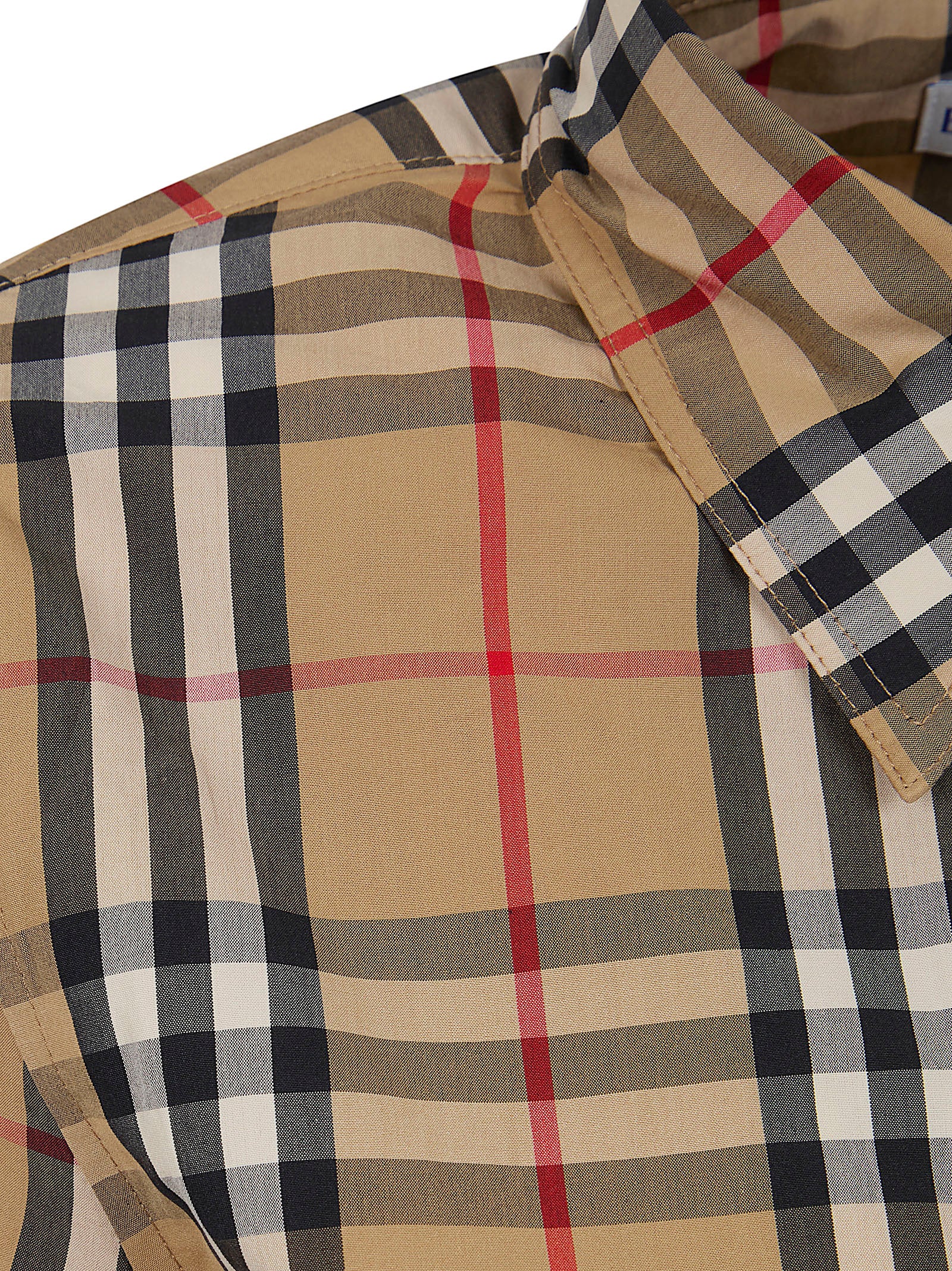 Fitted Long-Sleeve Button-Up Shirt