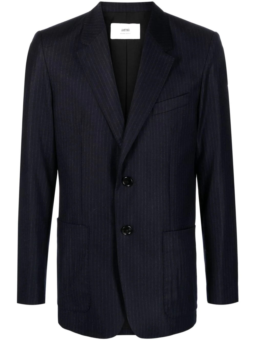 Tailored Navy Pinstripe Jacket