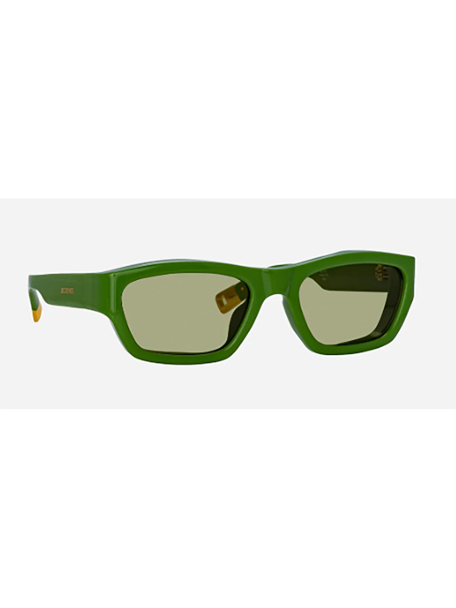 Geometric Green Acetate Meridiano Sunglasses