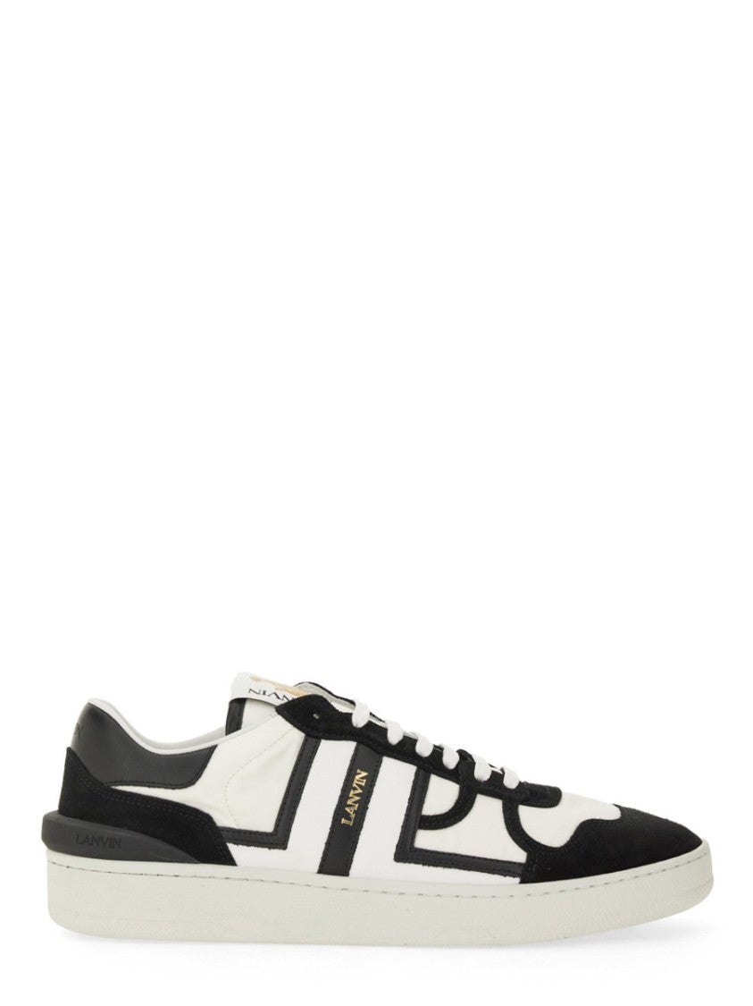 "Clay" Calf Leather Accents Sneakers