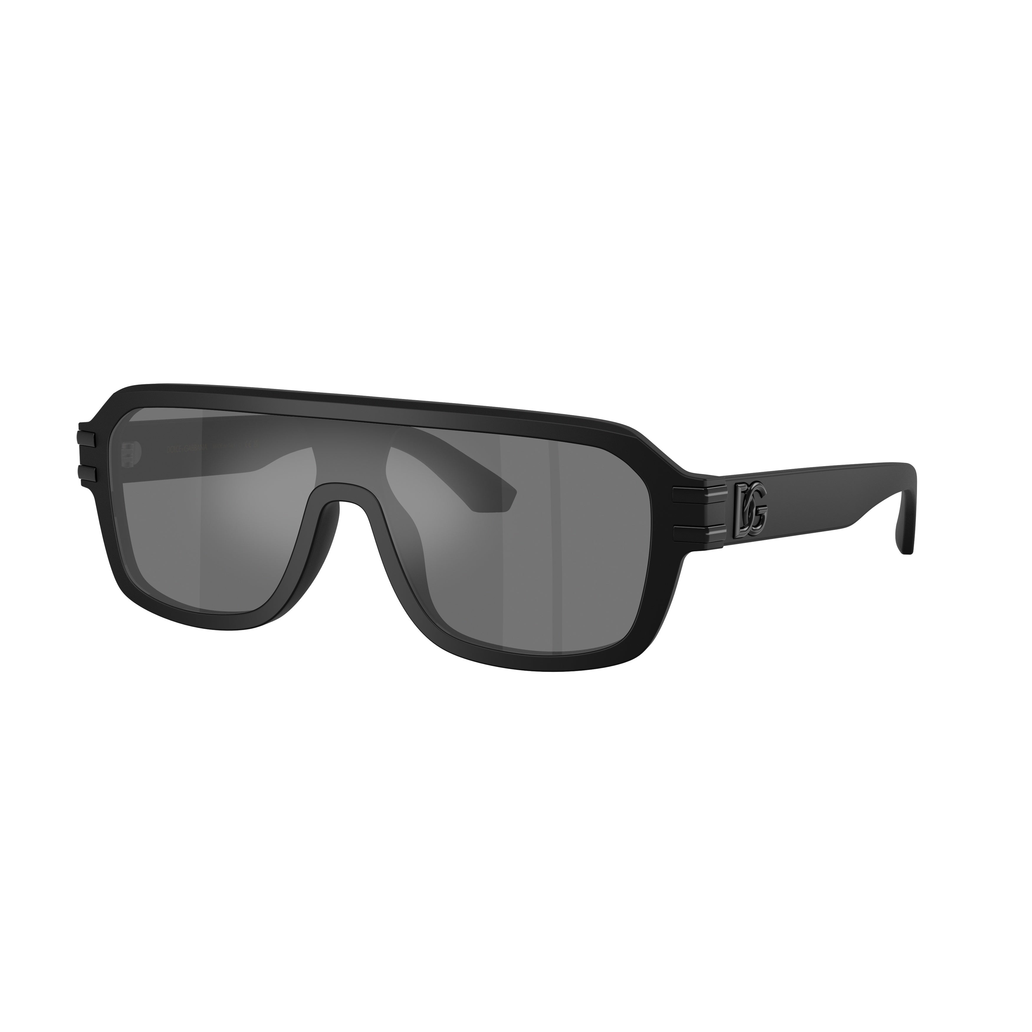 0dg4507 Bold Oversized Rectangular Frame Sunglasses with Logo Detail