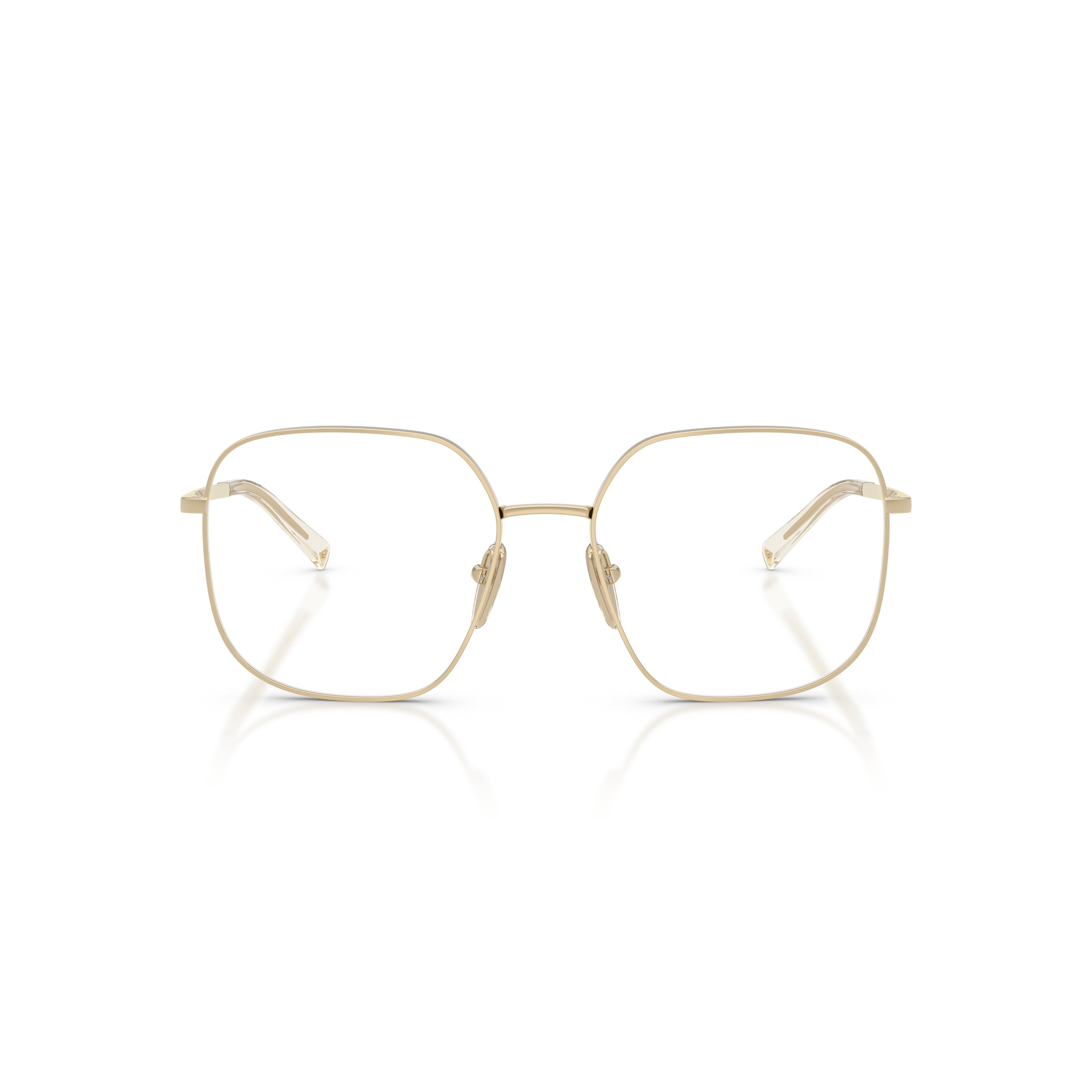 0pr A59v Square Metal Frame Eyeglasses