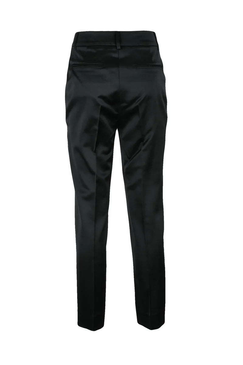 Straight Leg Black Trousers