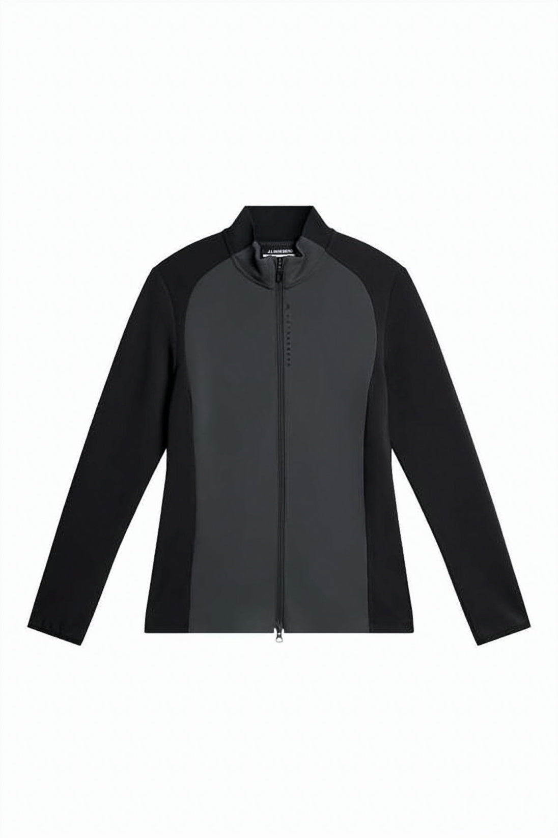 Fitted Jacket with Color-Block Design