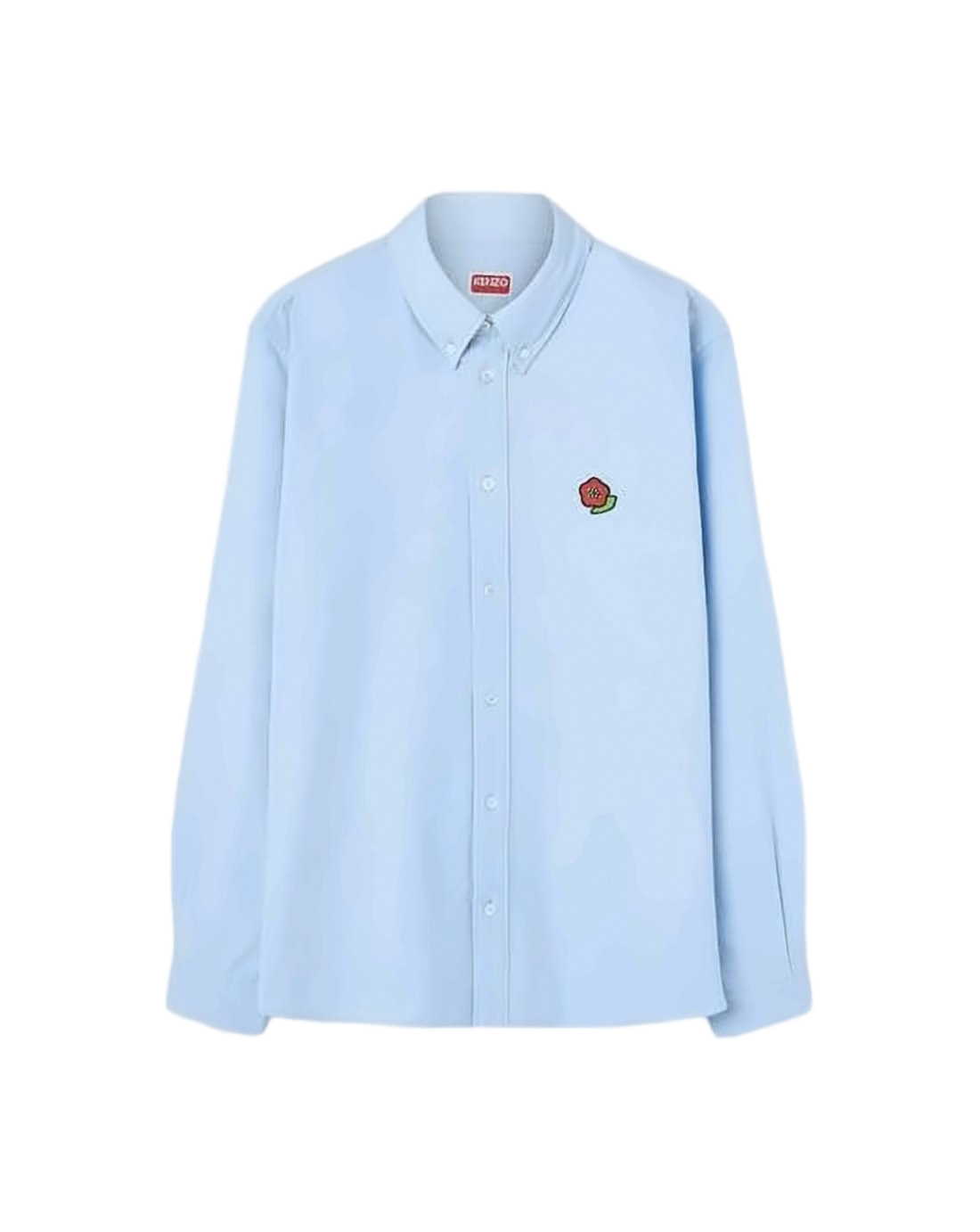 Light Blue Long-Sleeve Button-Down Shirt