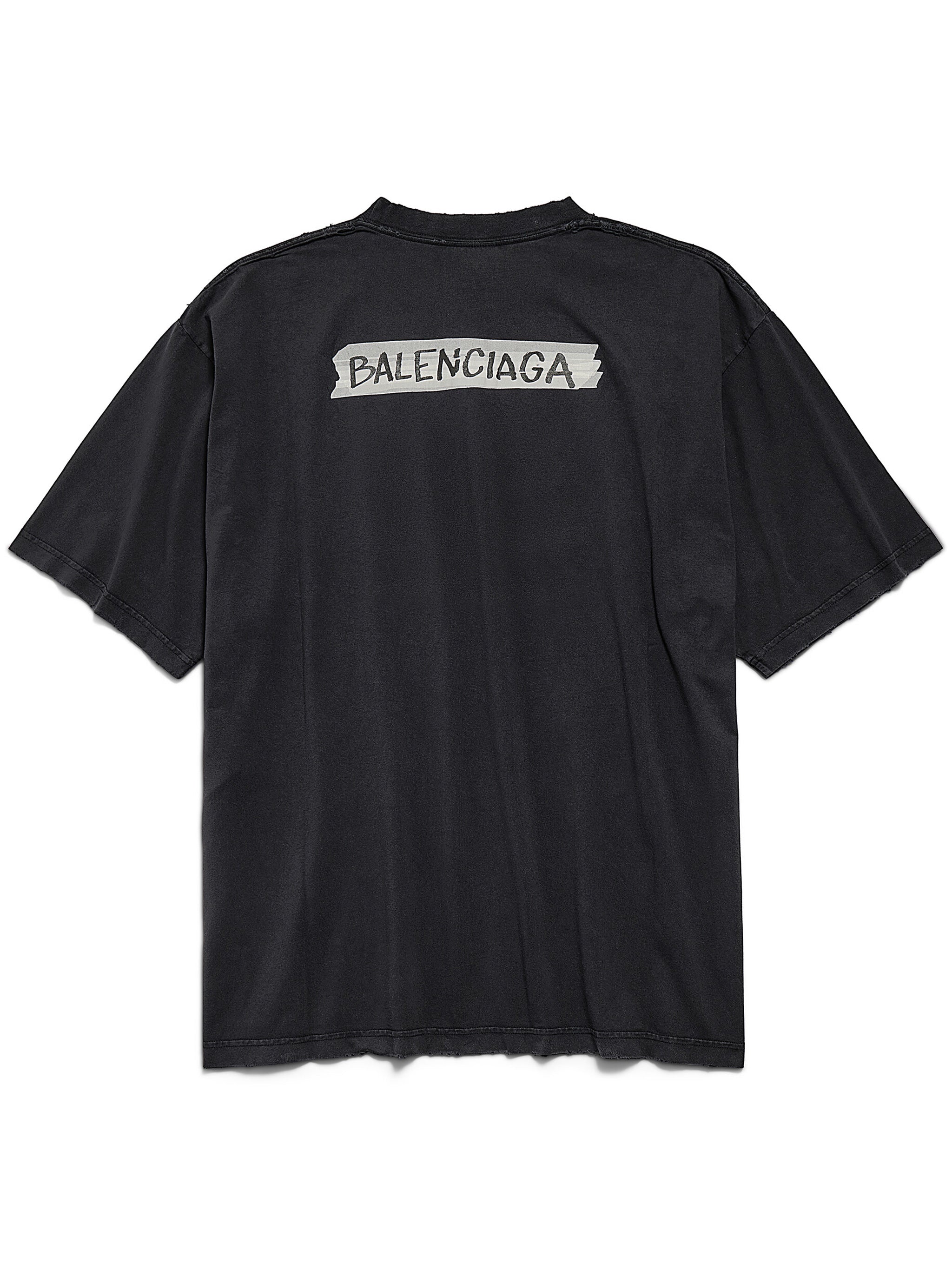 Black Medium Fit Patch Detail T-Shirt