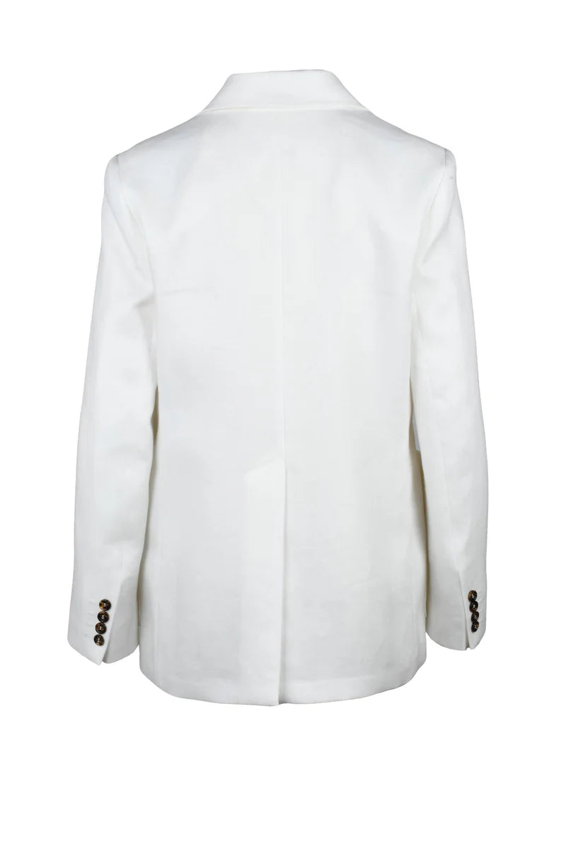 Linen Jacket - White
