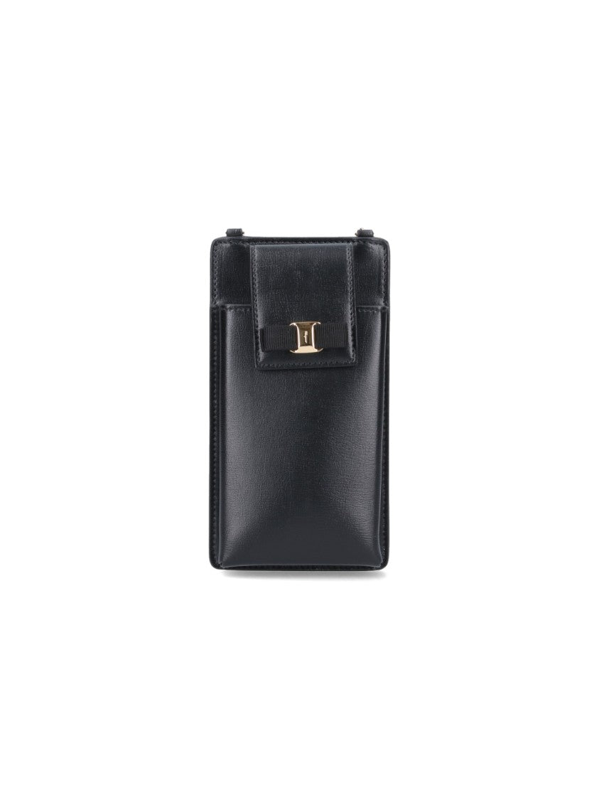 "Vara" Bow Phone Holder – Black