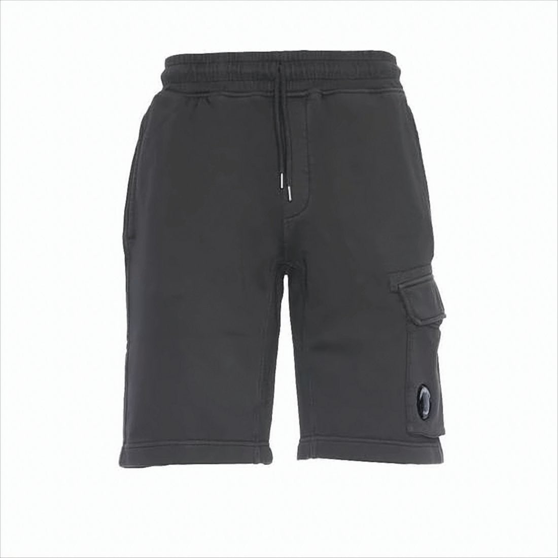 Relaxed Fit Cotton Shorts with Cargo Pocket