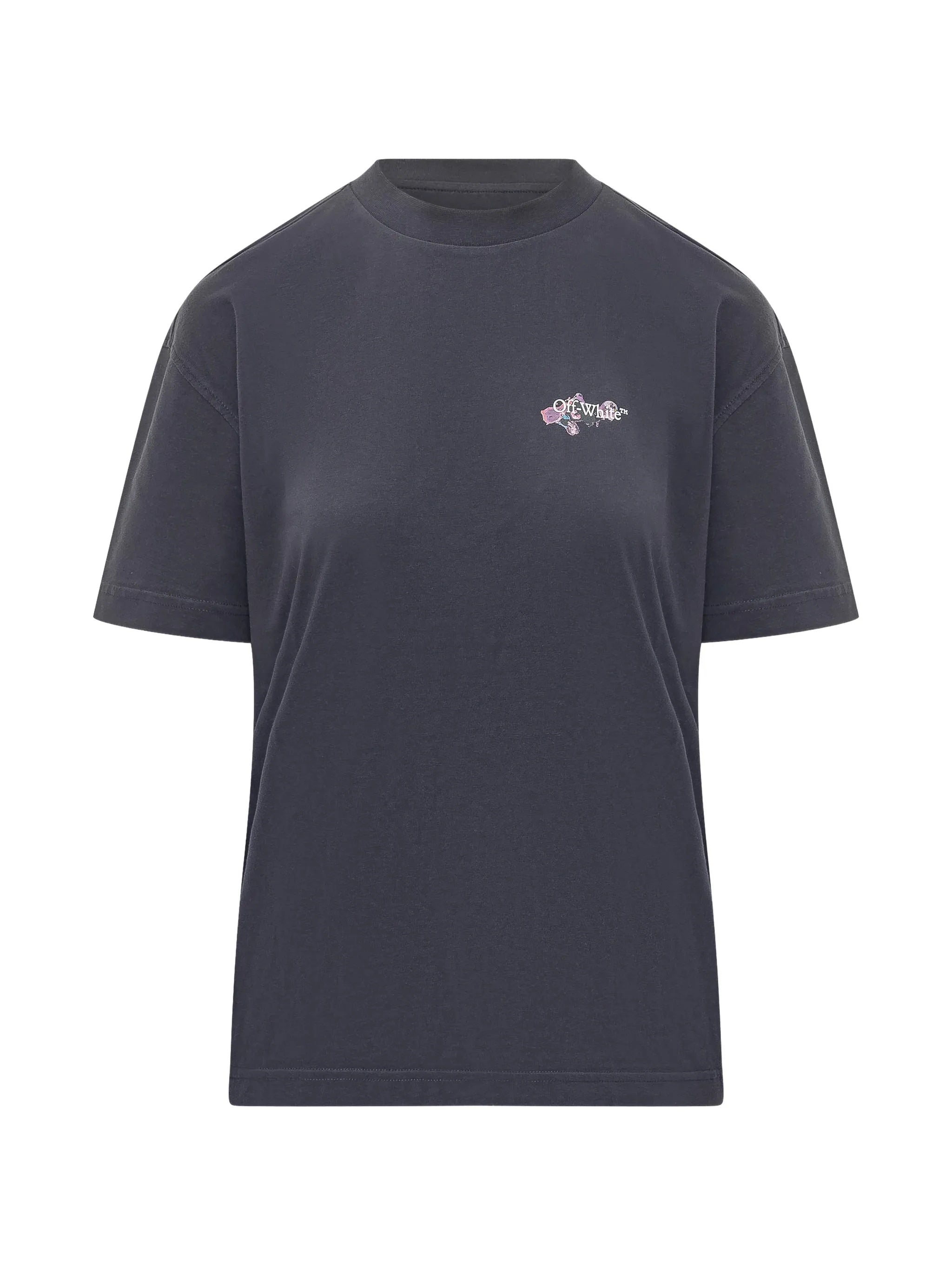 Driped Watercol Arrow Reg Cotton T-Shirt