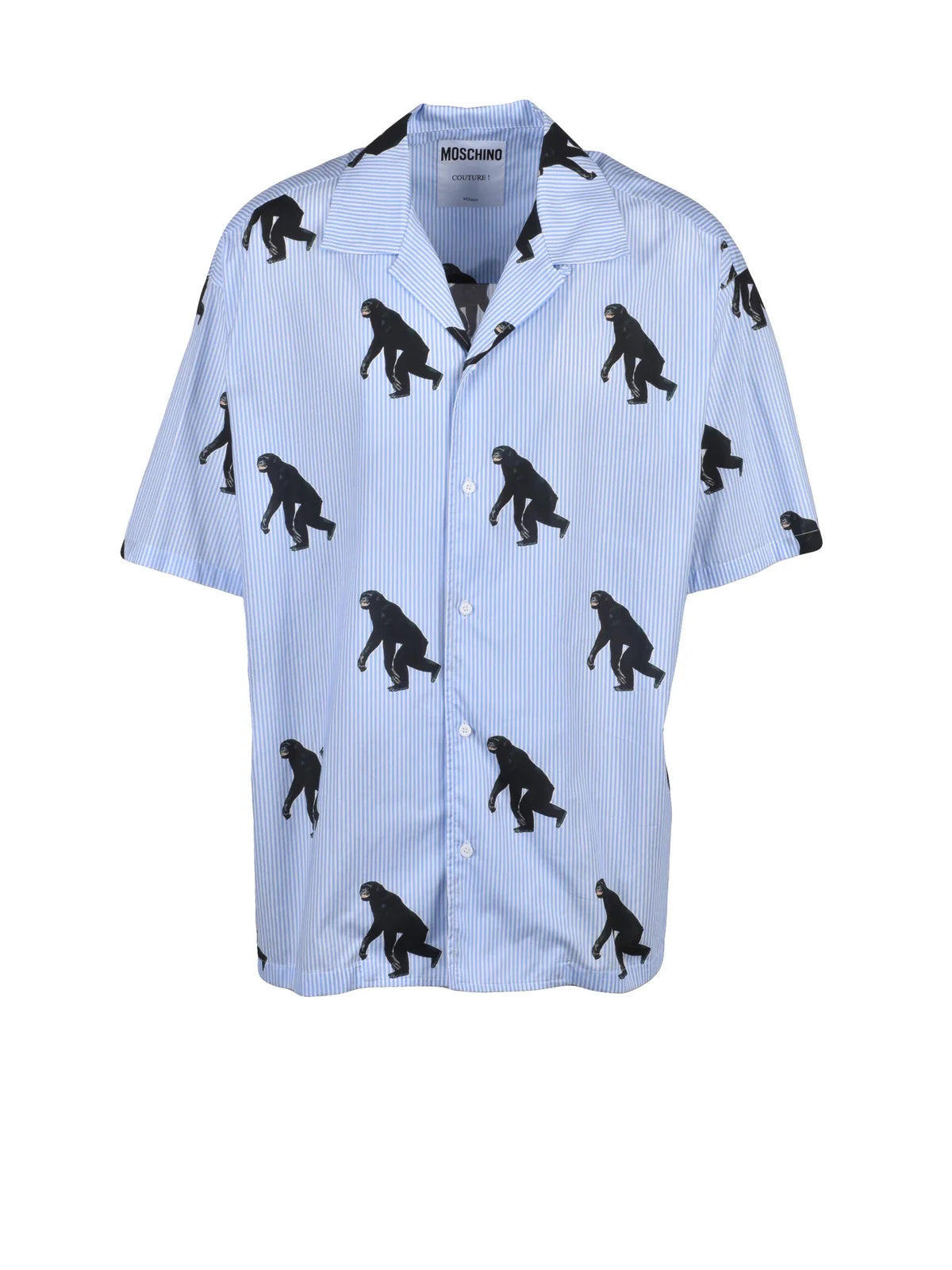 Striped Shirt - White/Light Blue