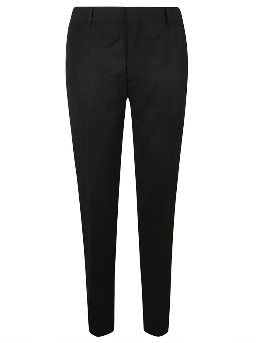 Tailored Slim-Fit Trousers With Structured Waistband