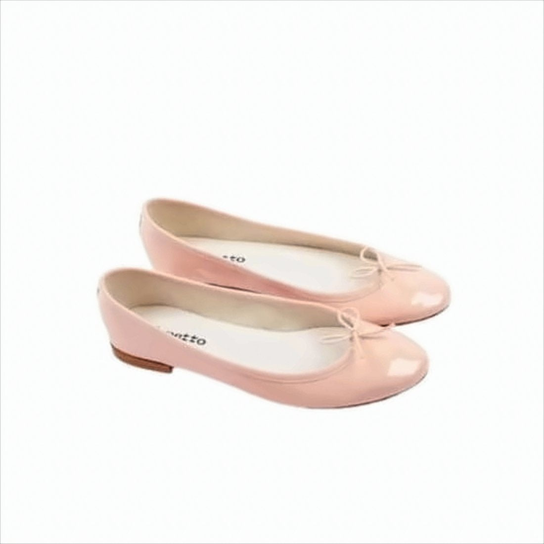 Pink Calf Leather Ballet Flats