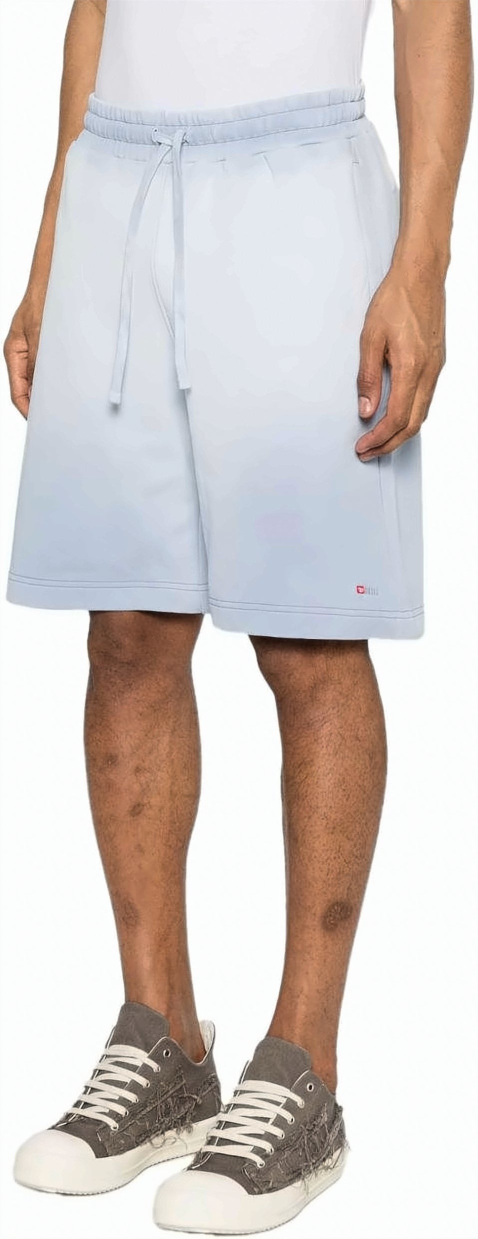 Blue Gradient Blue Spandex Training Shorts