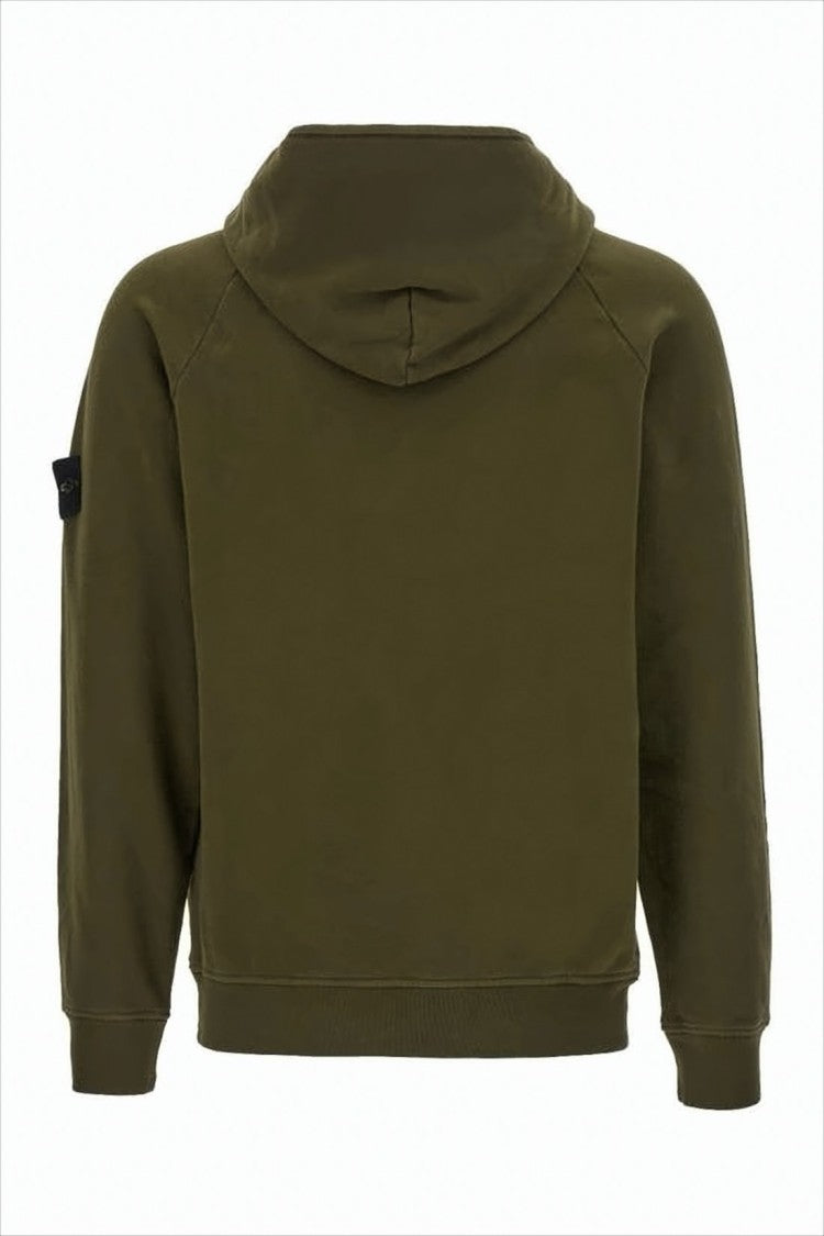 Relaxed Fit Hooded Sweatshirt with Logo Patch