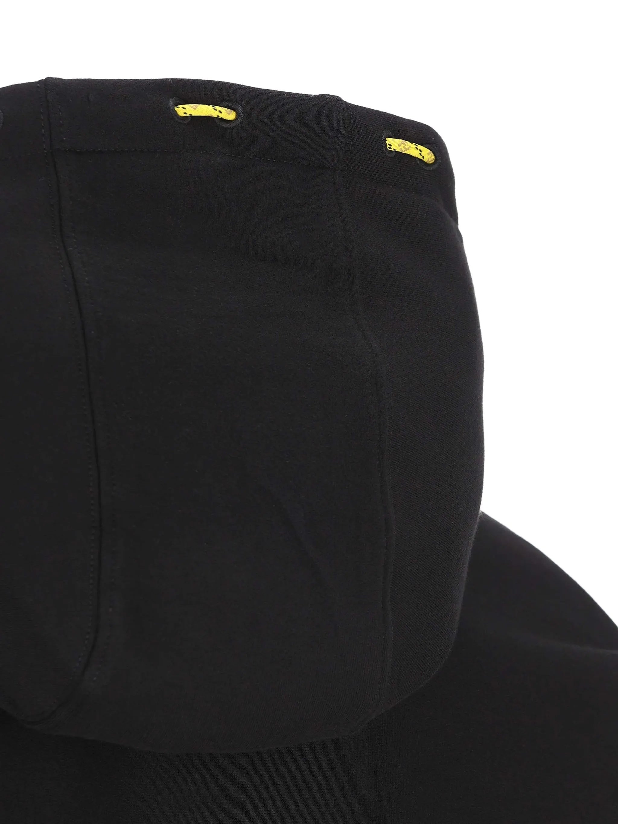 Ff Black Hoodie Yellow Drawstring Hoodies