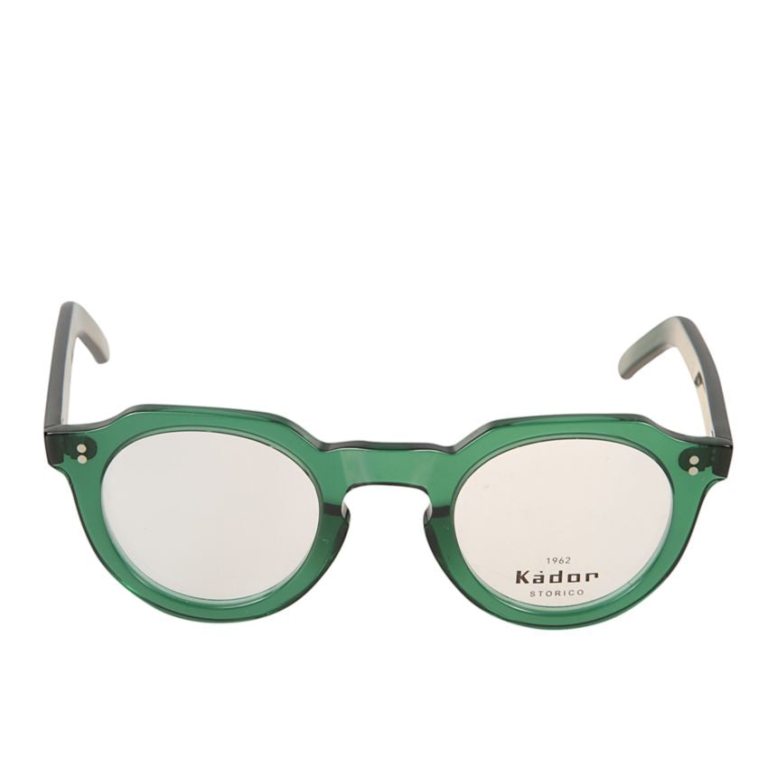 Storiko Translucent Green Acetate Round Frame Sunglasses