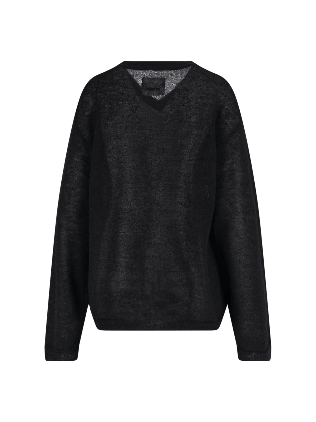 Alpaca Blend Sweater, Black