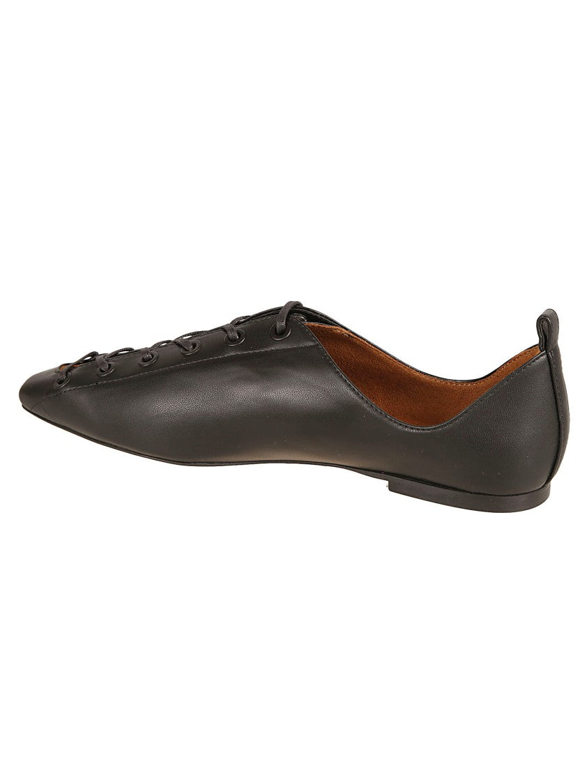 Pointed Toe Black Sandals