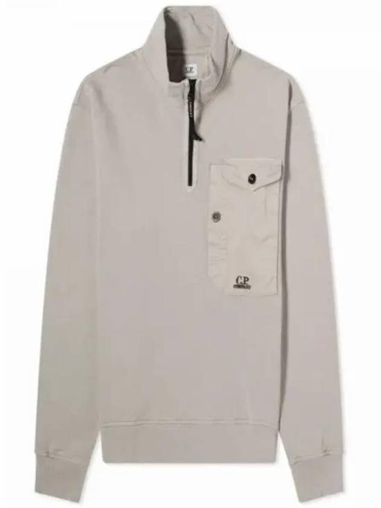 Long Sleeve Pullover With Quarter-Zip And Distinctive Chest Pocket