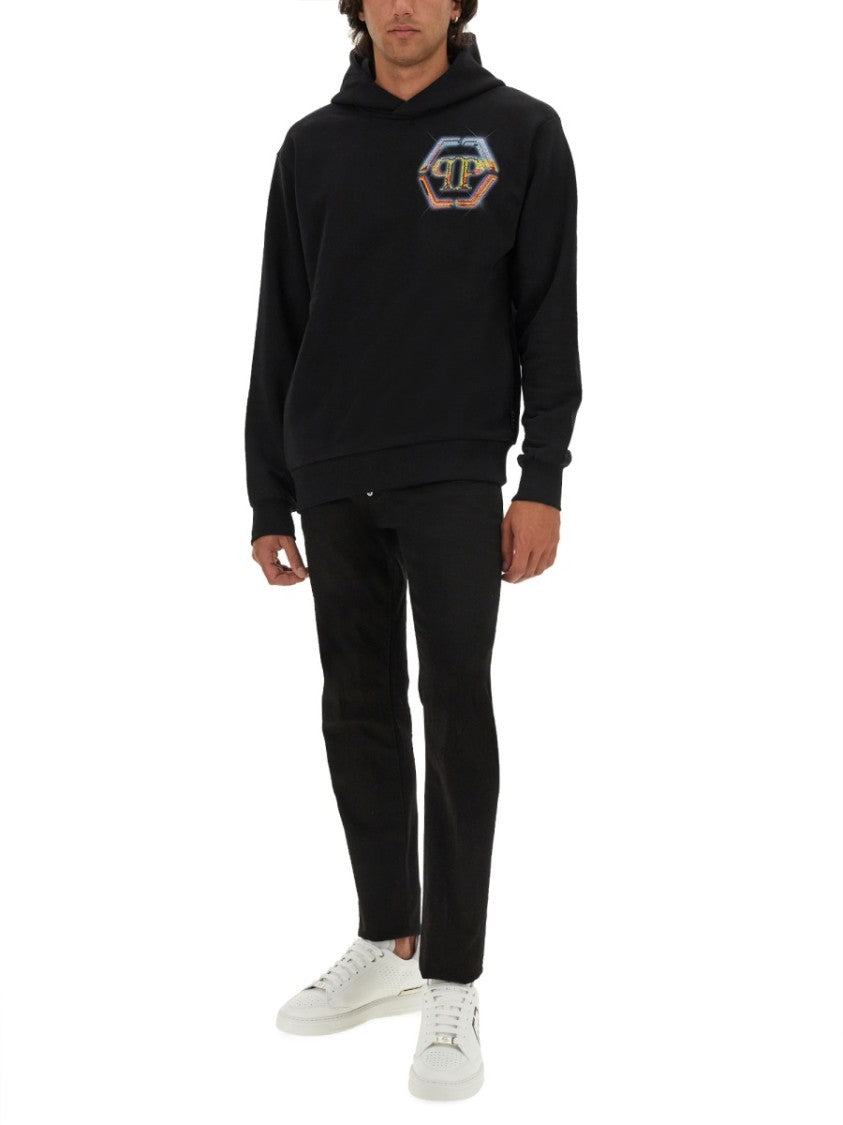 Relaxed Fit Black Sweatshirt