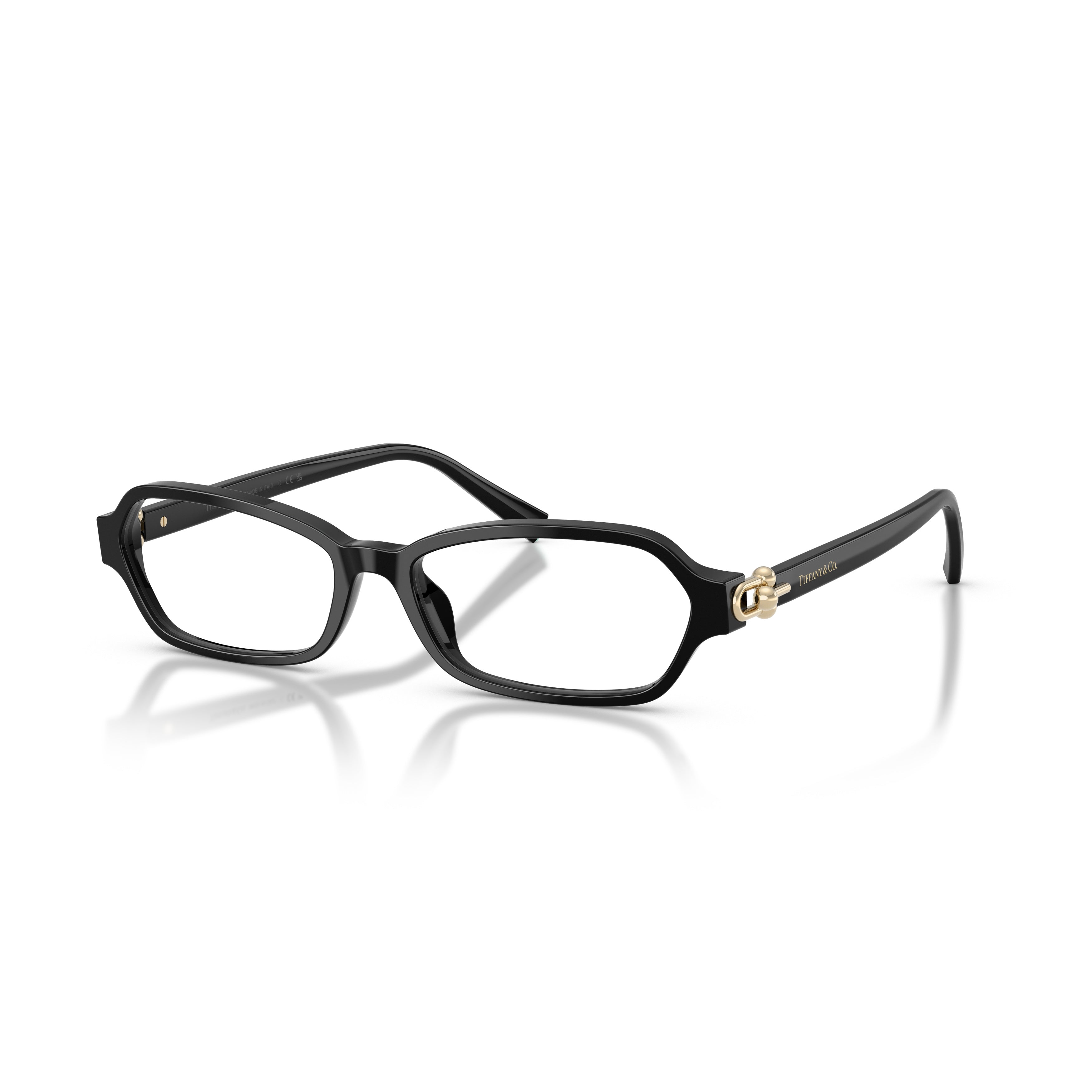 0tf2293u Rectangular Black Acetate Eyeglasses