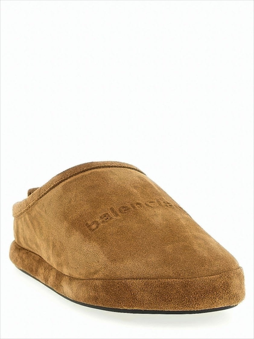 Suede Slip-On Mule Slipper with Plush Interior