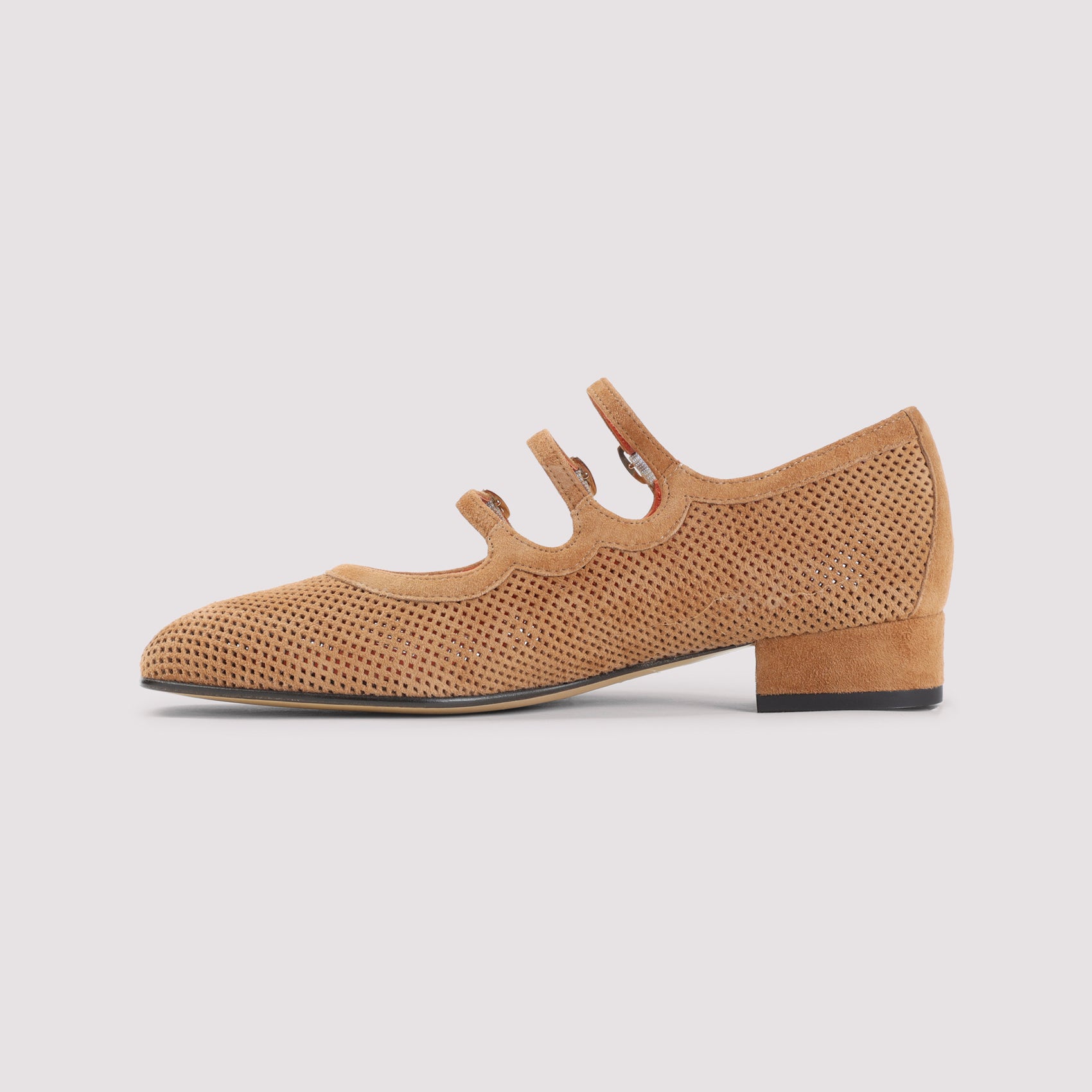 Ariana26 3cm Heel Suede Leather Pumps