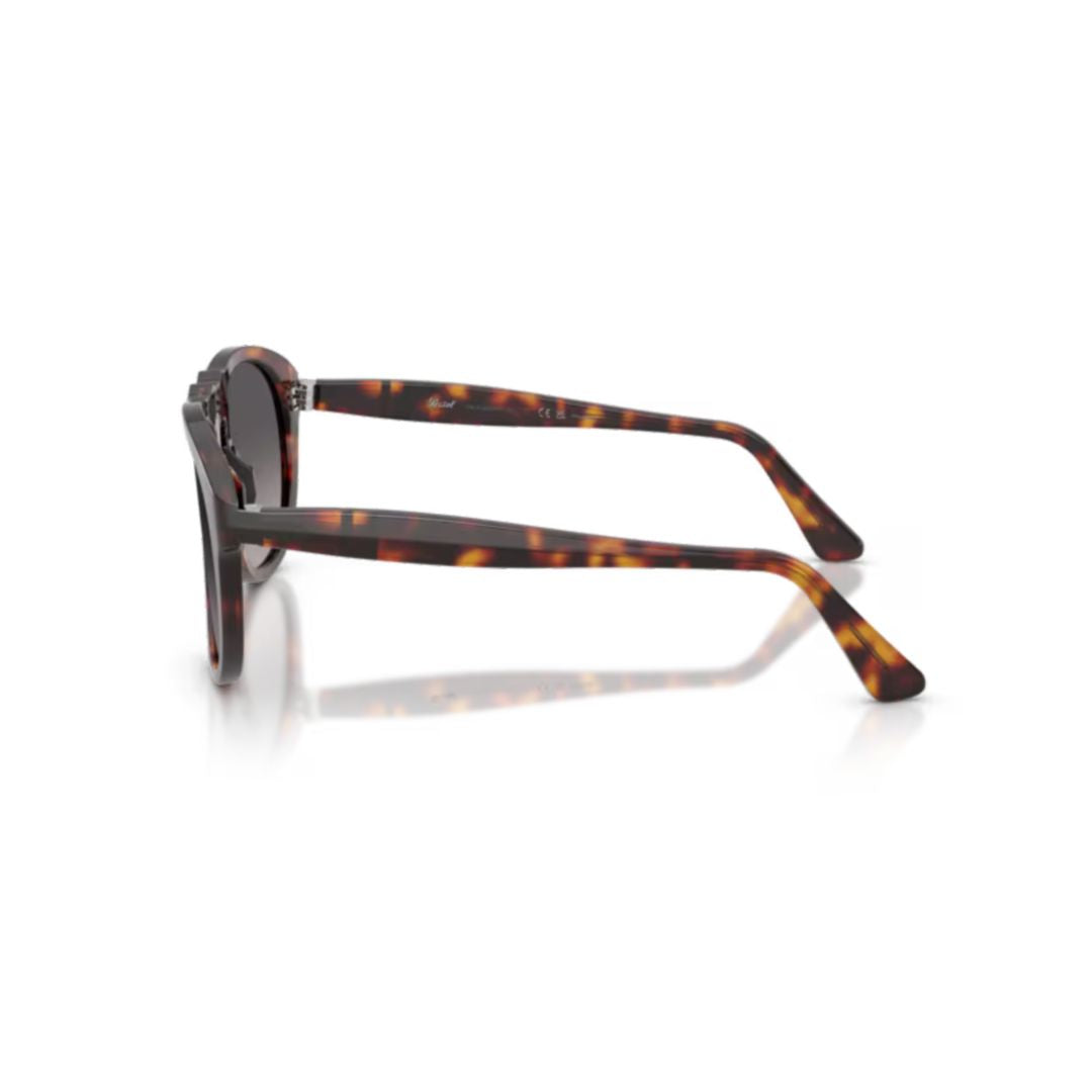 0po0649ne Tortoiseshell Acetate Sunglasses with Keyhole Bridge