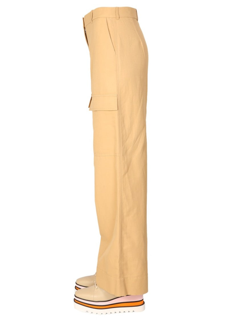 Relaxed Wide Leg Cargo Pants