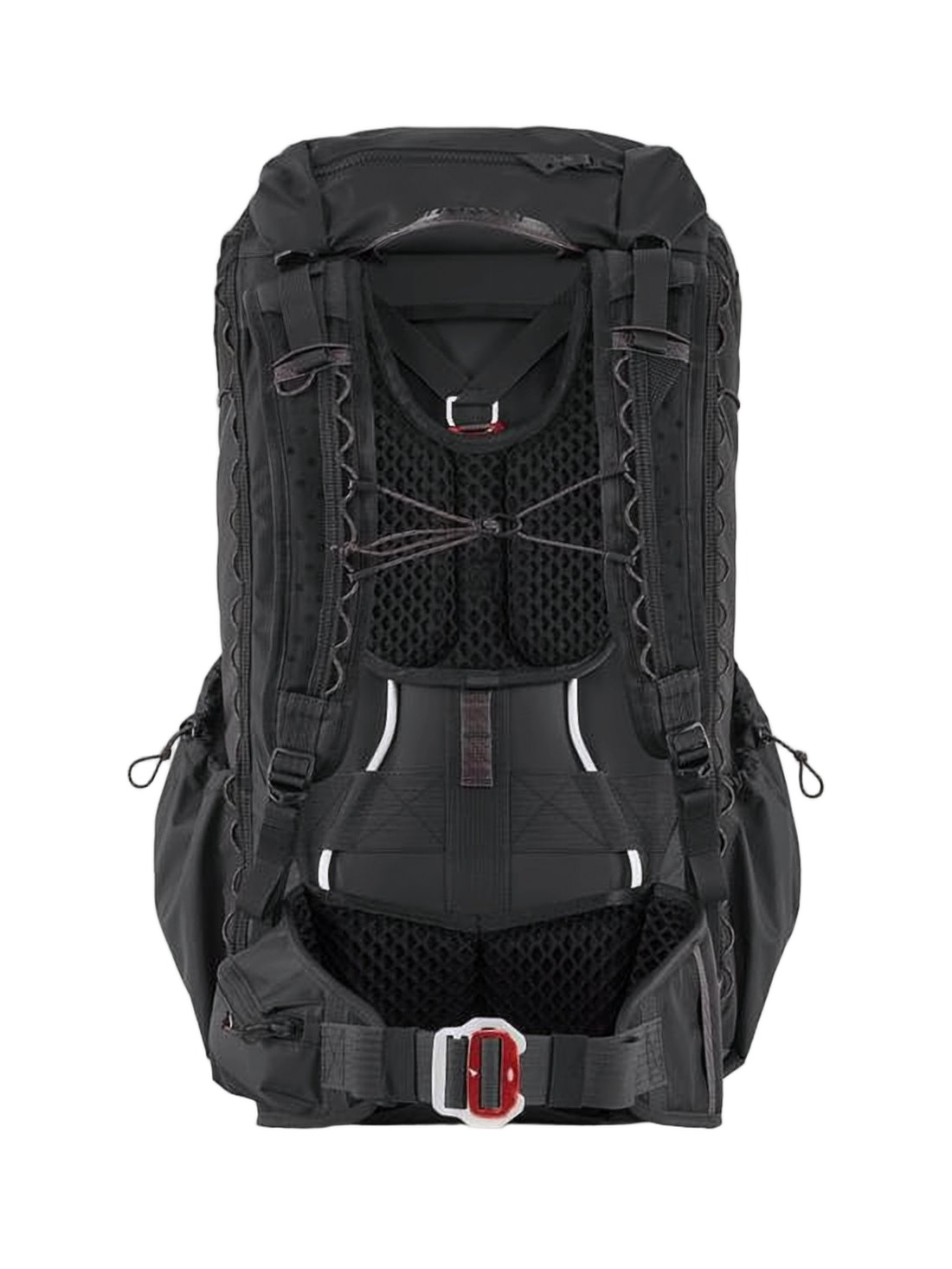 Spacious Black Backpack with Top Flap Closure