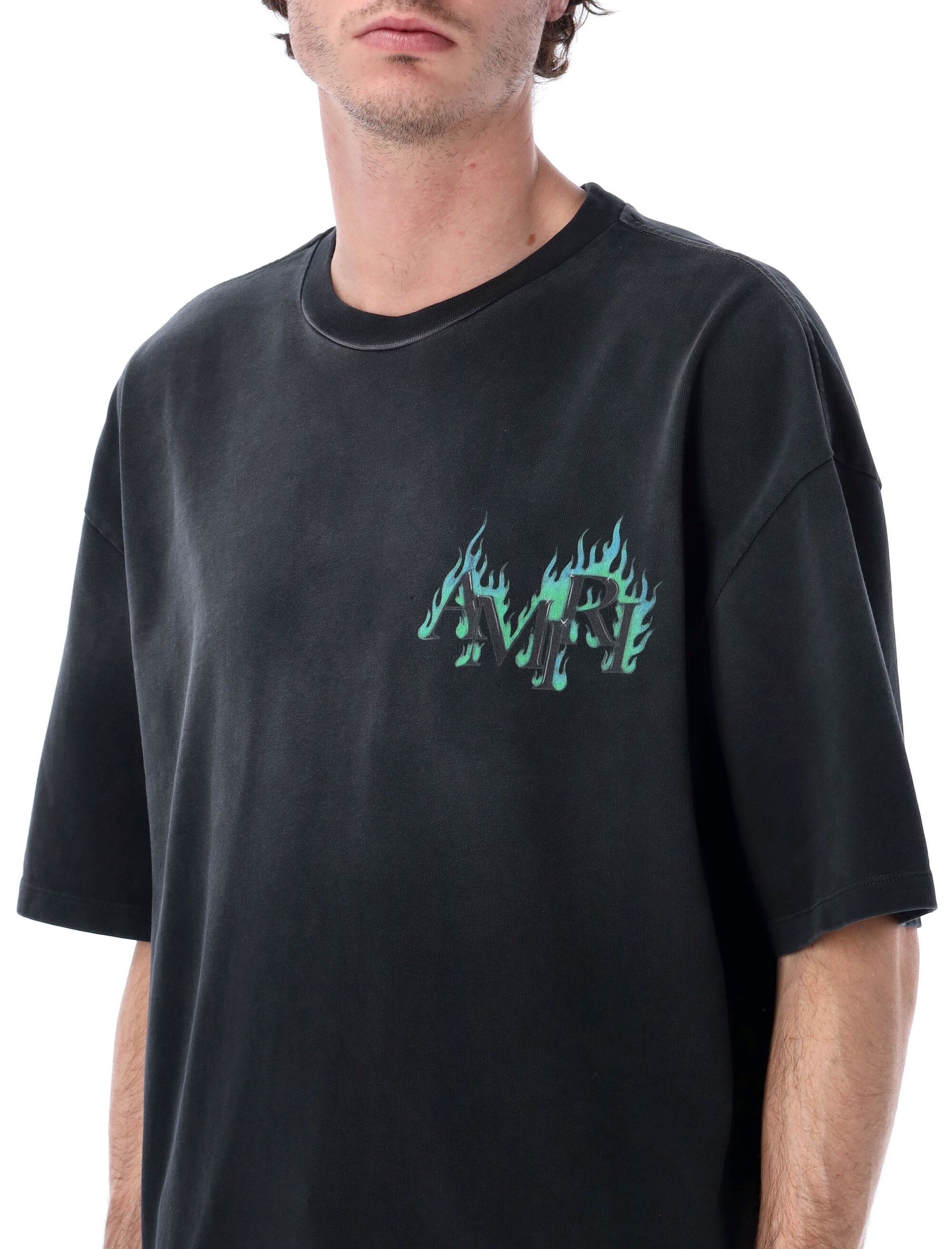 Crystal Flames Oversized Tee