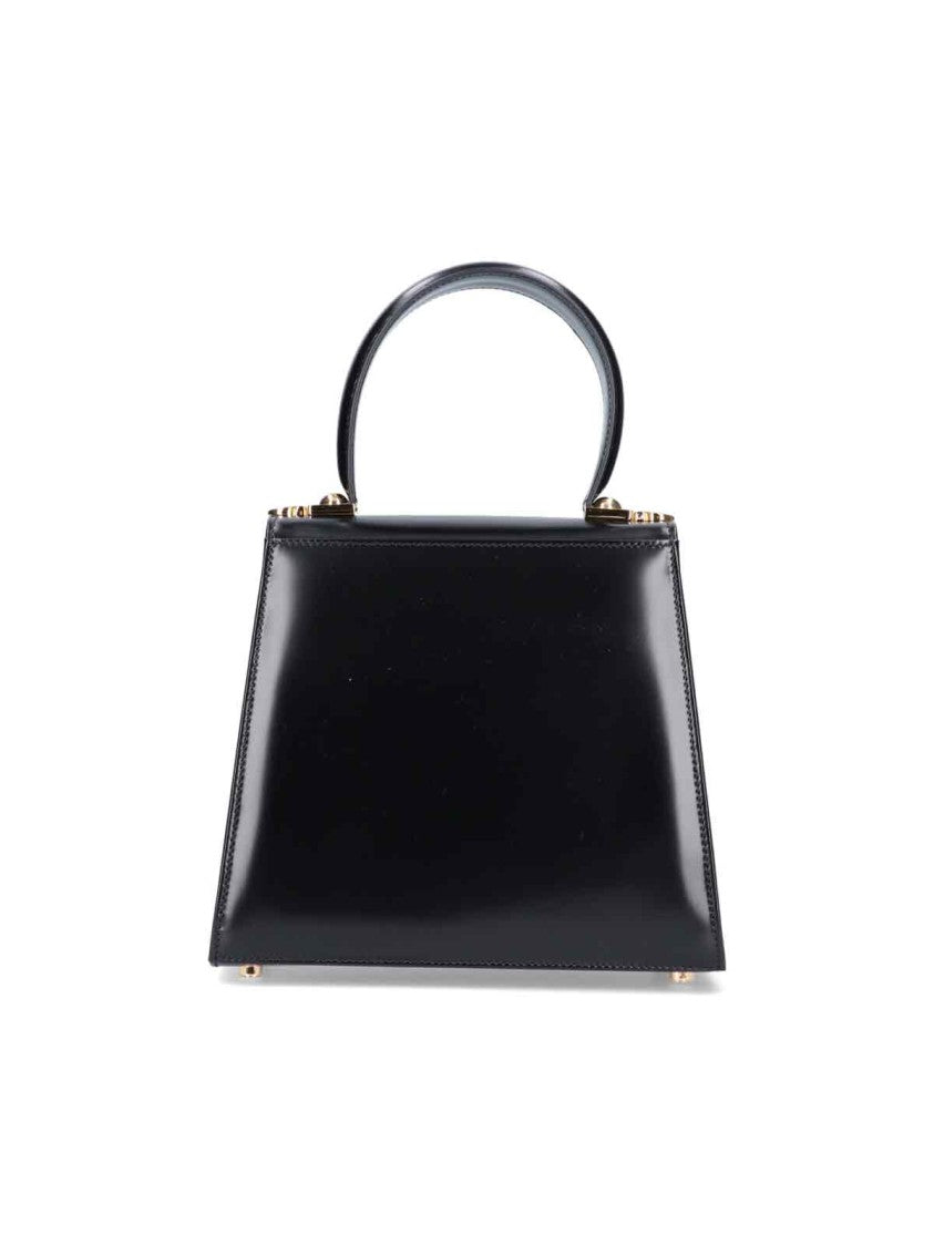 "Iconic S" Handbag – Black