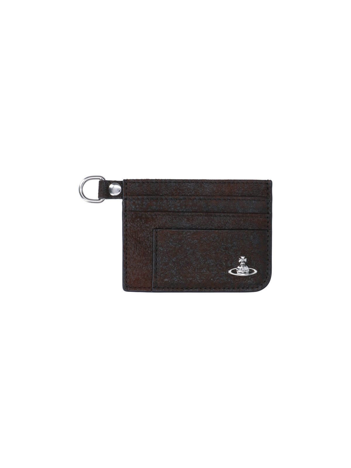 Dark Brown Orb Lamb Leather Cardholder