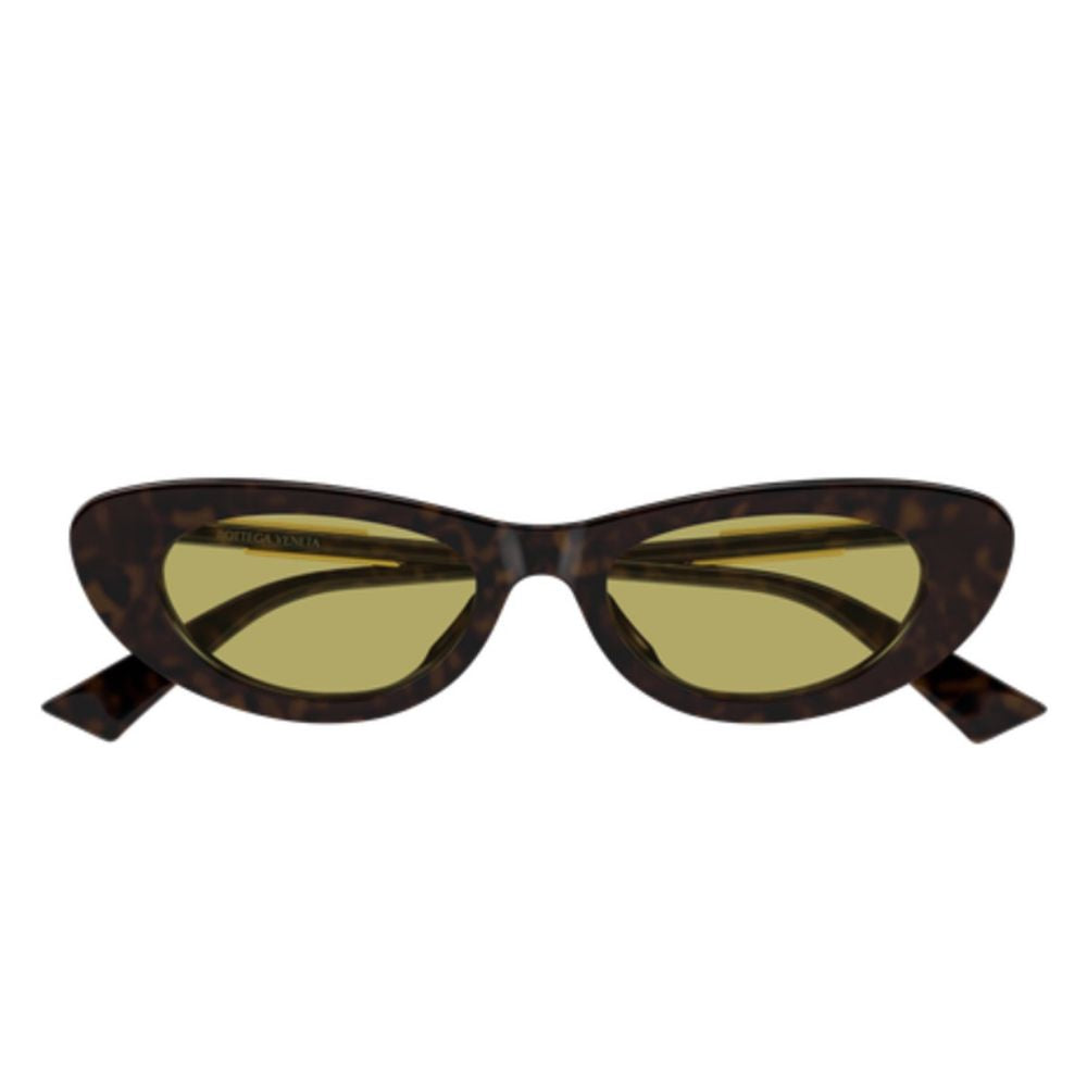 Oval Frame Sunglasses With Gold-Tone Ribbon Detail