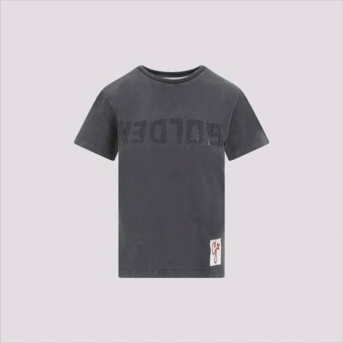 Vintage-Inspired Charcoal Grey Golden Goose T-Shirt