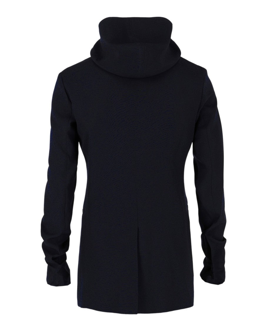 Single-Breasted Layered Hooded Vest Set