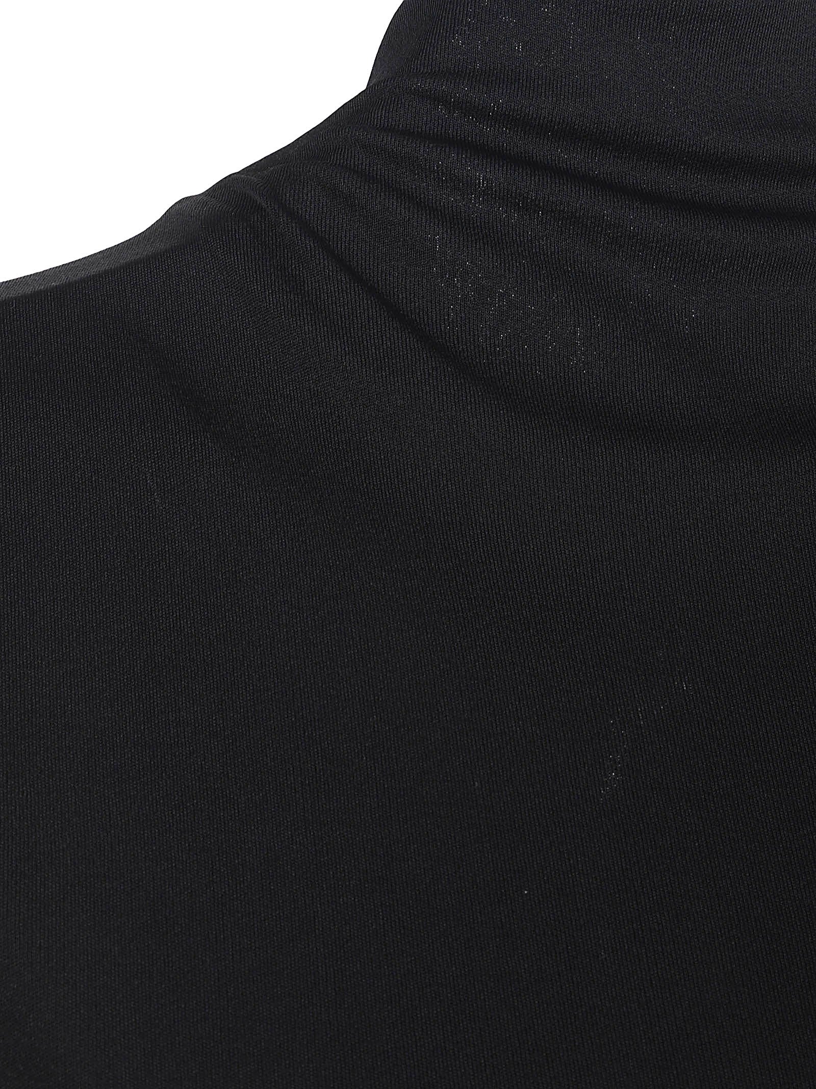 Midi Dress with High Neckline