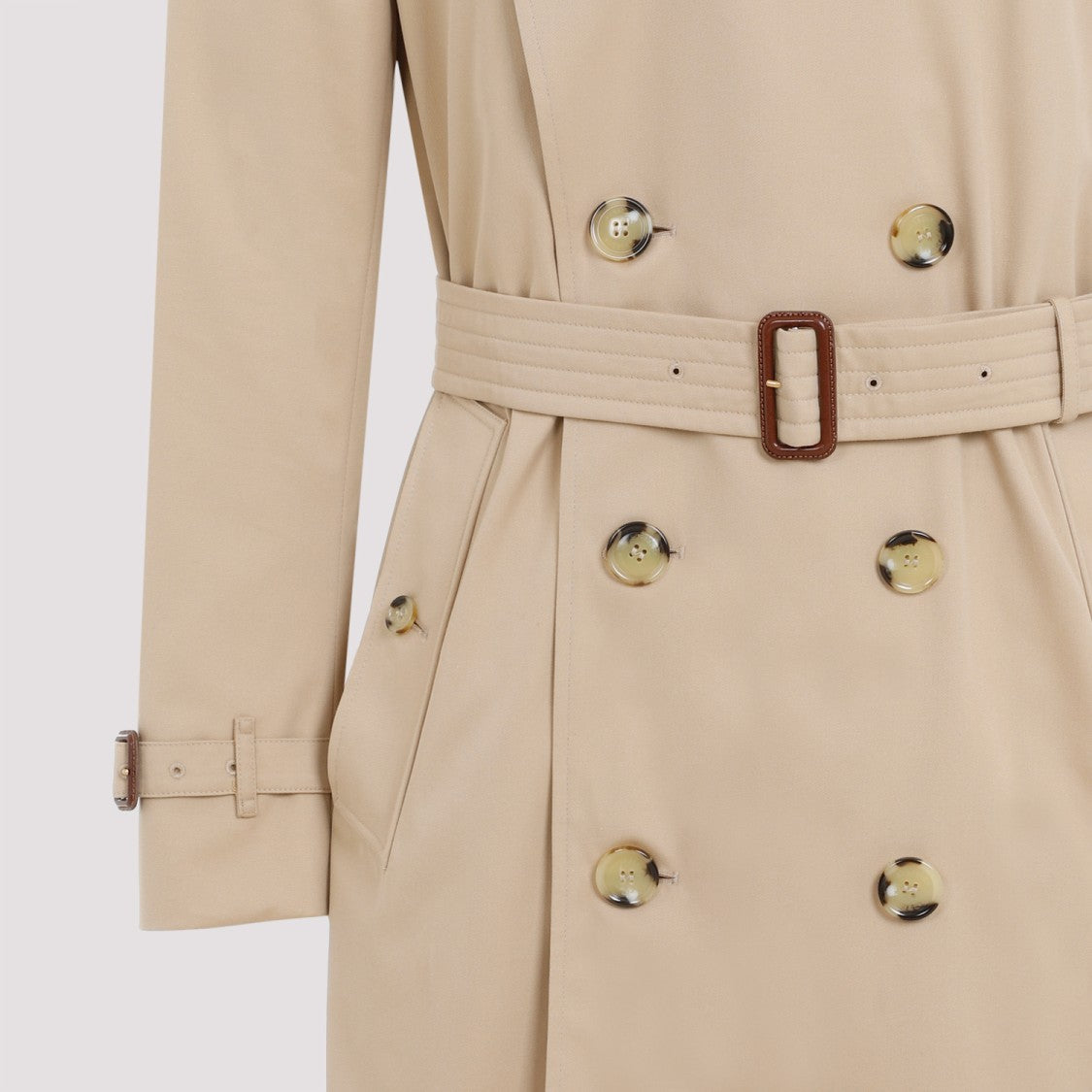 Double-Breasted Burberry Trench Coat