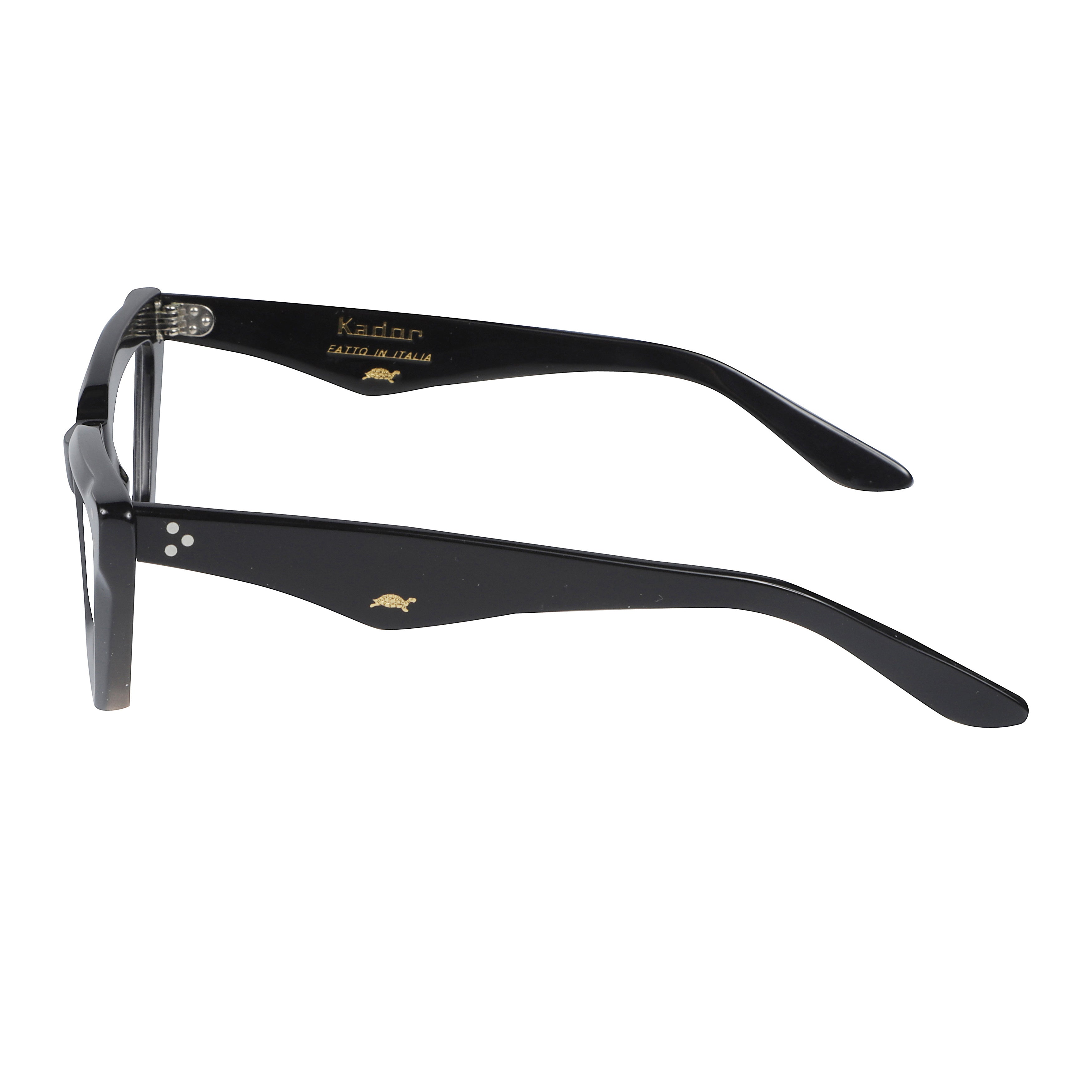Alexandra Angular Cat-Eye Eyeglasses with Glossy Finish