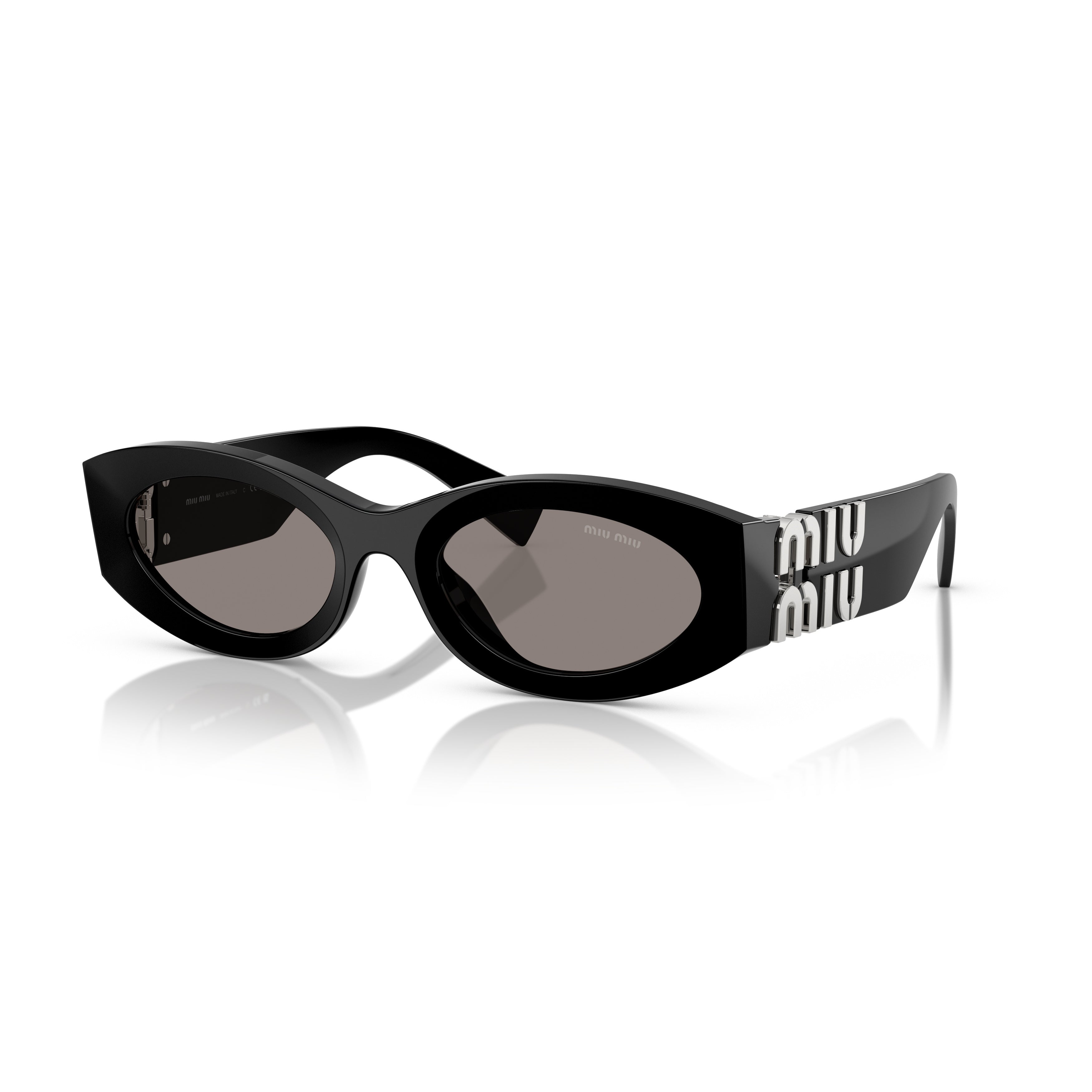 0mu 11ws Elongated Oval Frame Sunglasses