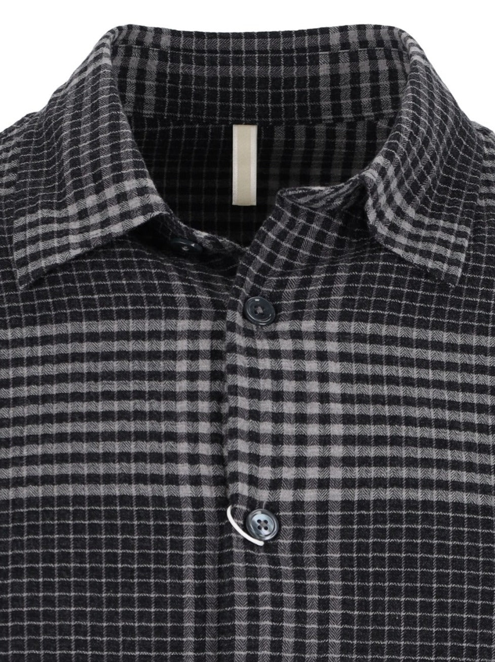 "Studio" Checked Shirt Grey