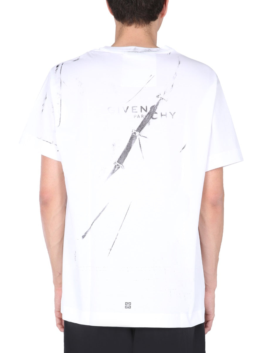 Artistic Trompe-L'Œil Effect Oversize T-Shirt