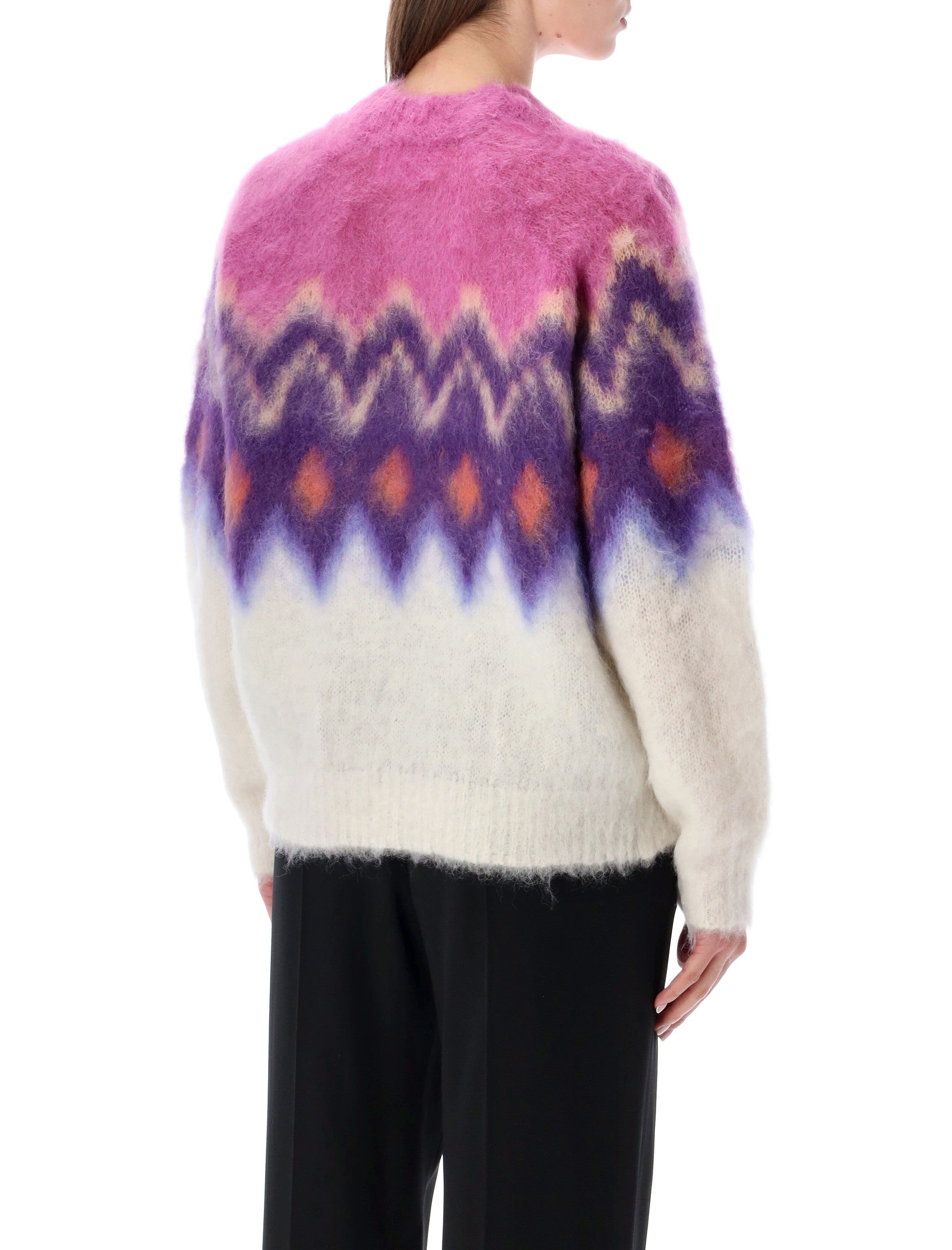 Gradient Pattern Soft Knit Sweater