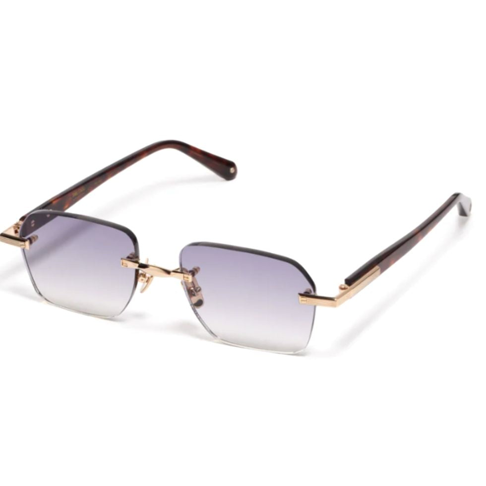 Dwayne Rimless Sunglasses with Rectangular Gradient Lenses